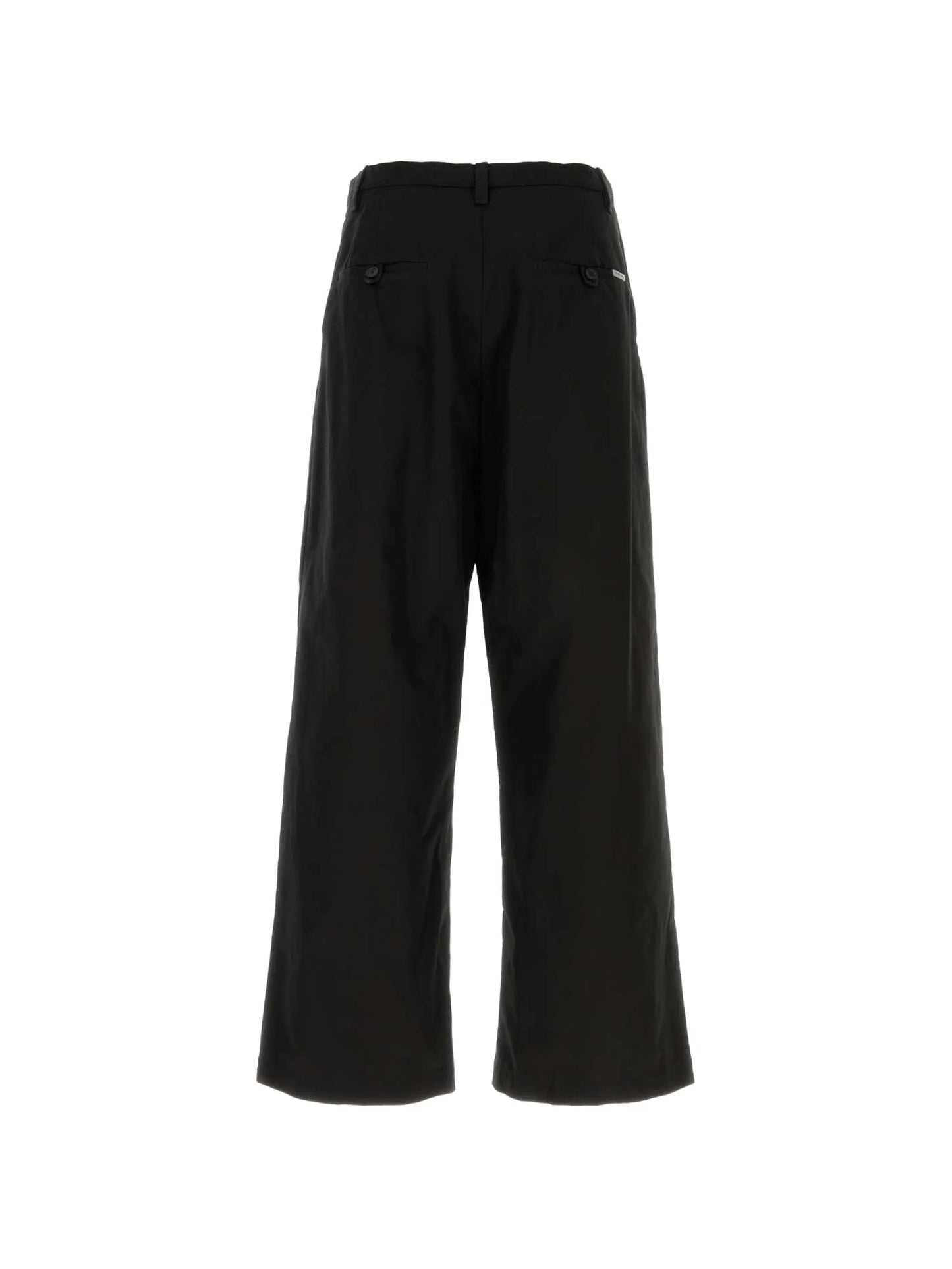wide-leg drawstring trousers