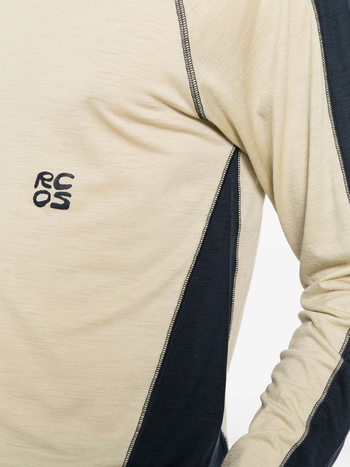paneled T-shirt