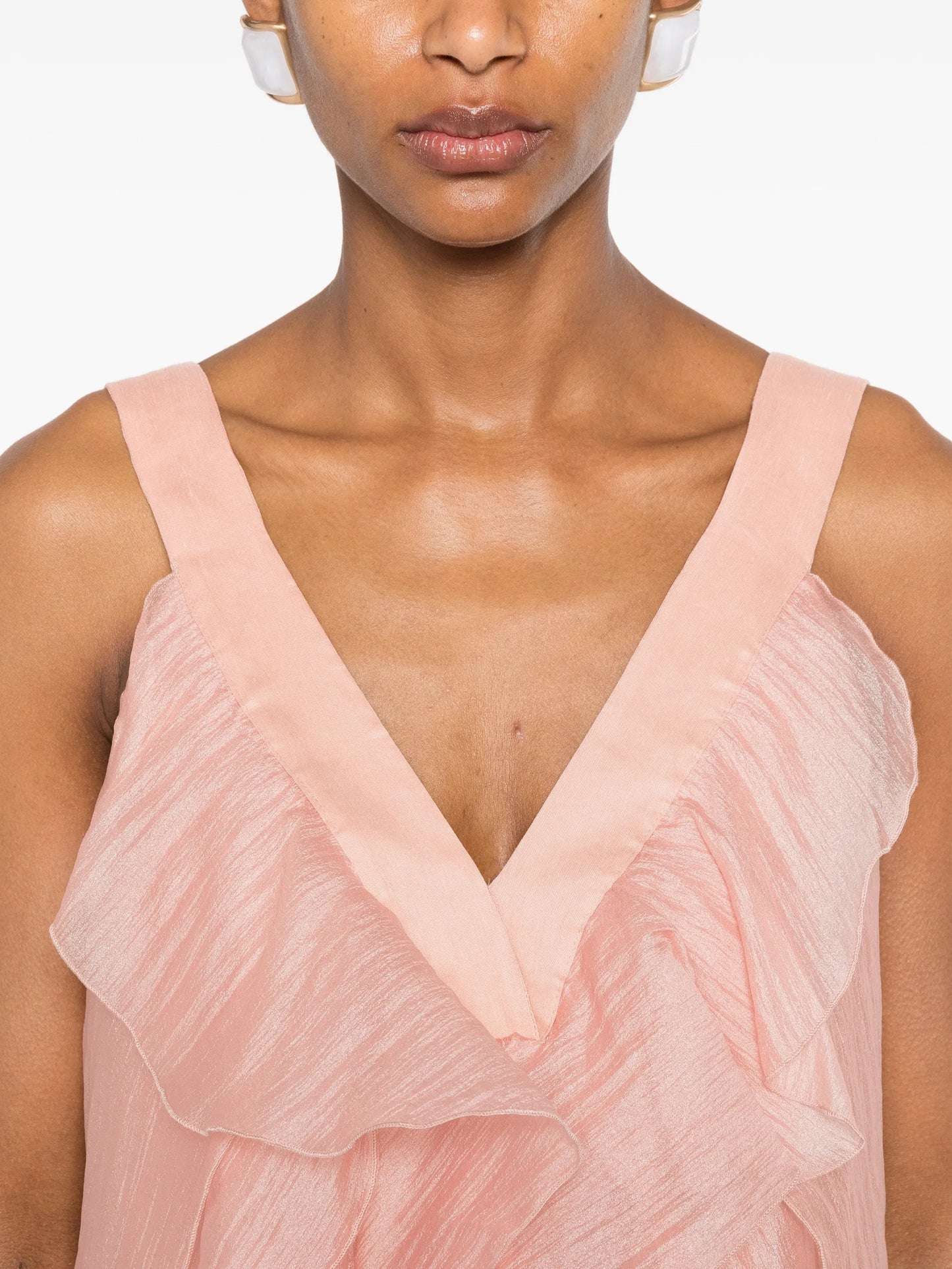 Athena ruffled mini dress