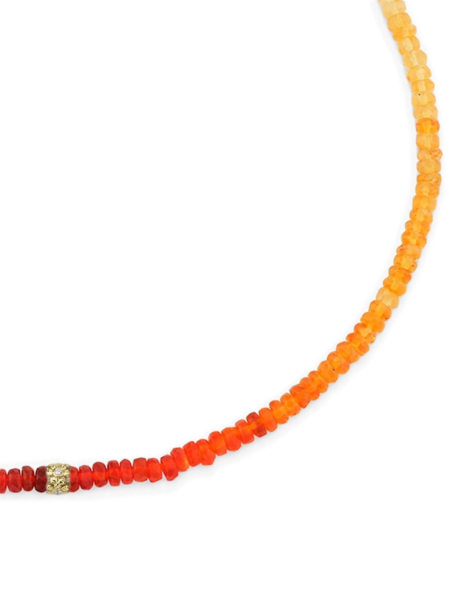 Daisy diamond and opal necklace