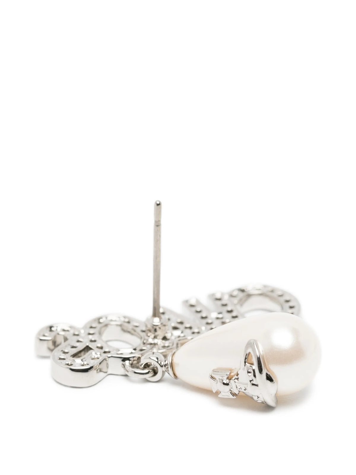 Chaos faux-pearl earrings