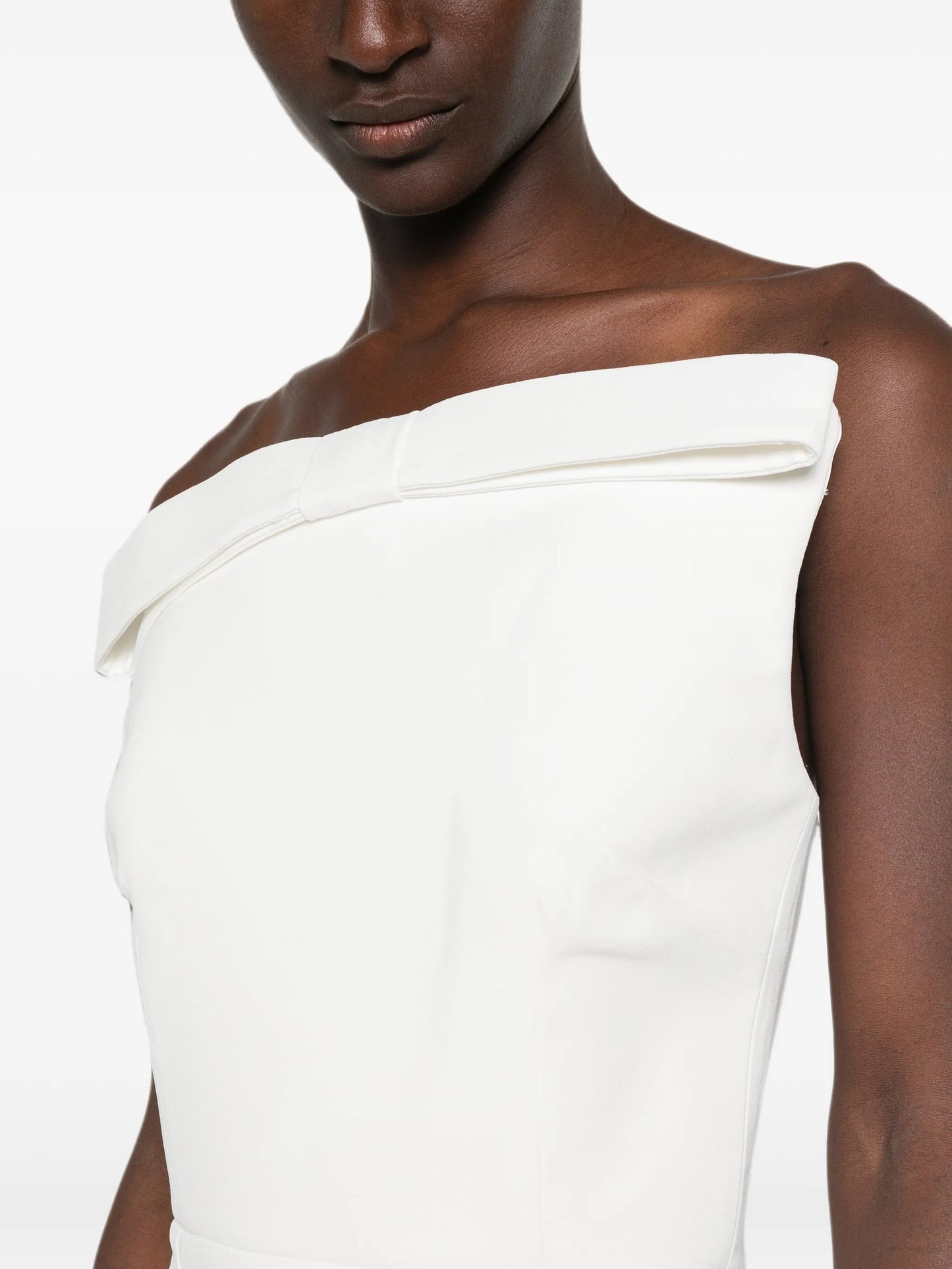Fuji bow-detail maxi dress