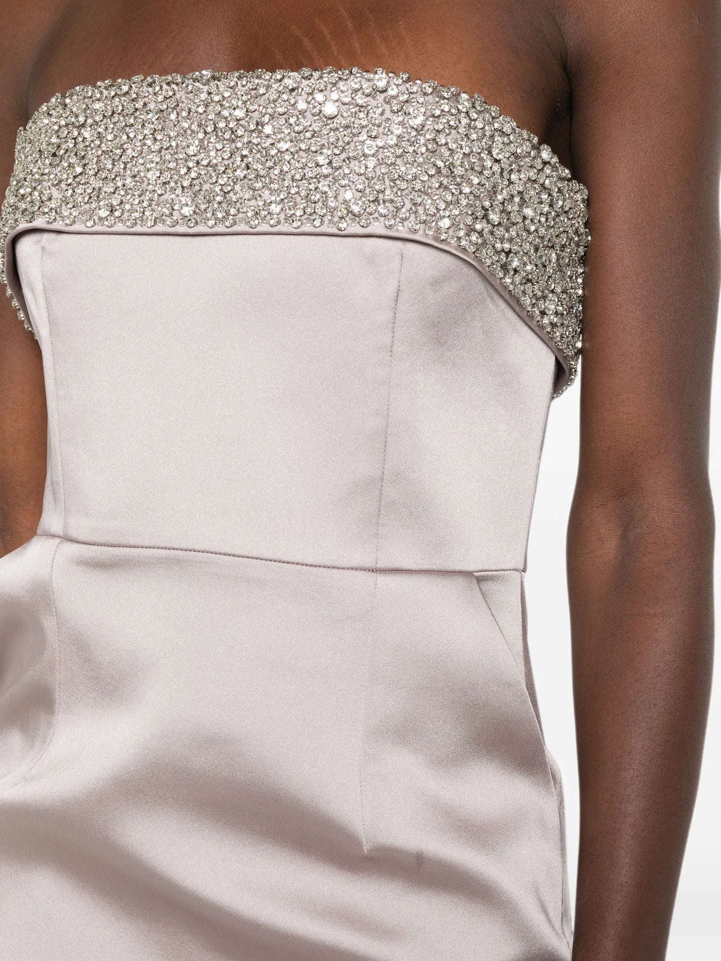 Rhea crystal-embellished maxi dress