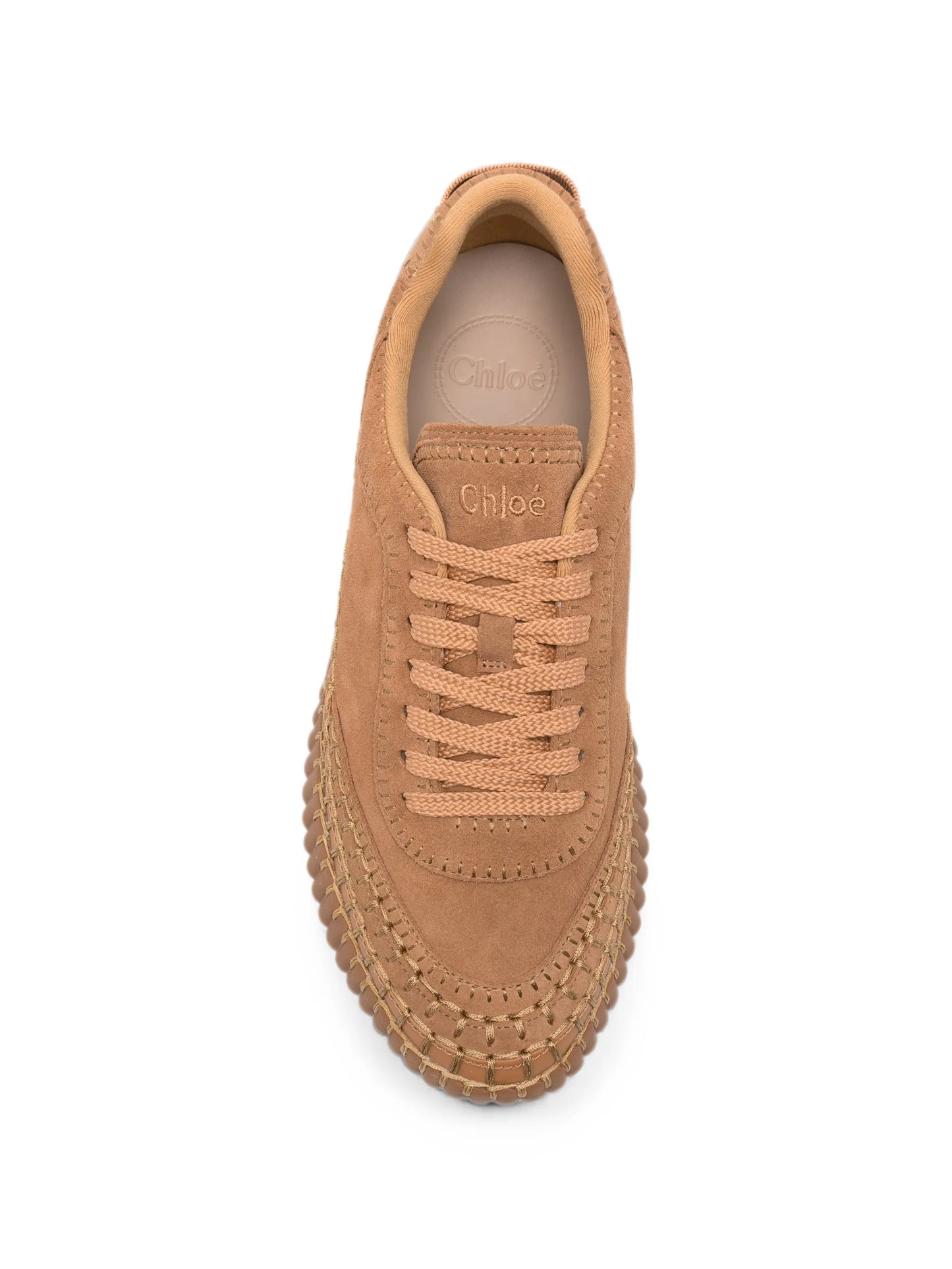 Nama hand-stitched suede sneakers