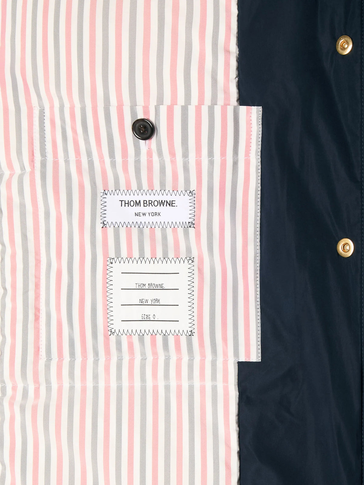 poly-tech down filled 4-Bar overcoat