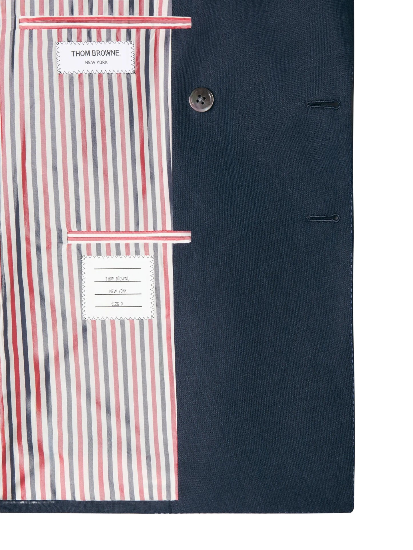 University Stripe double-breasted jacket