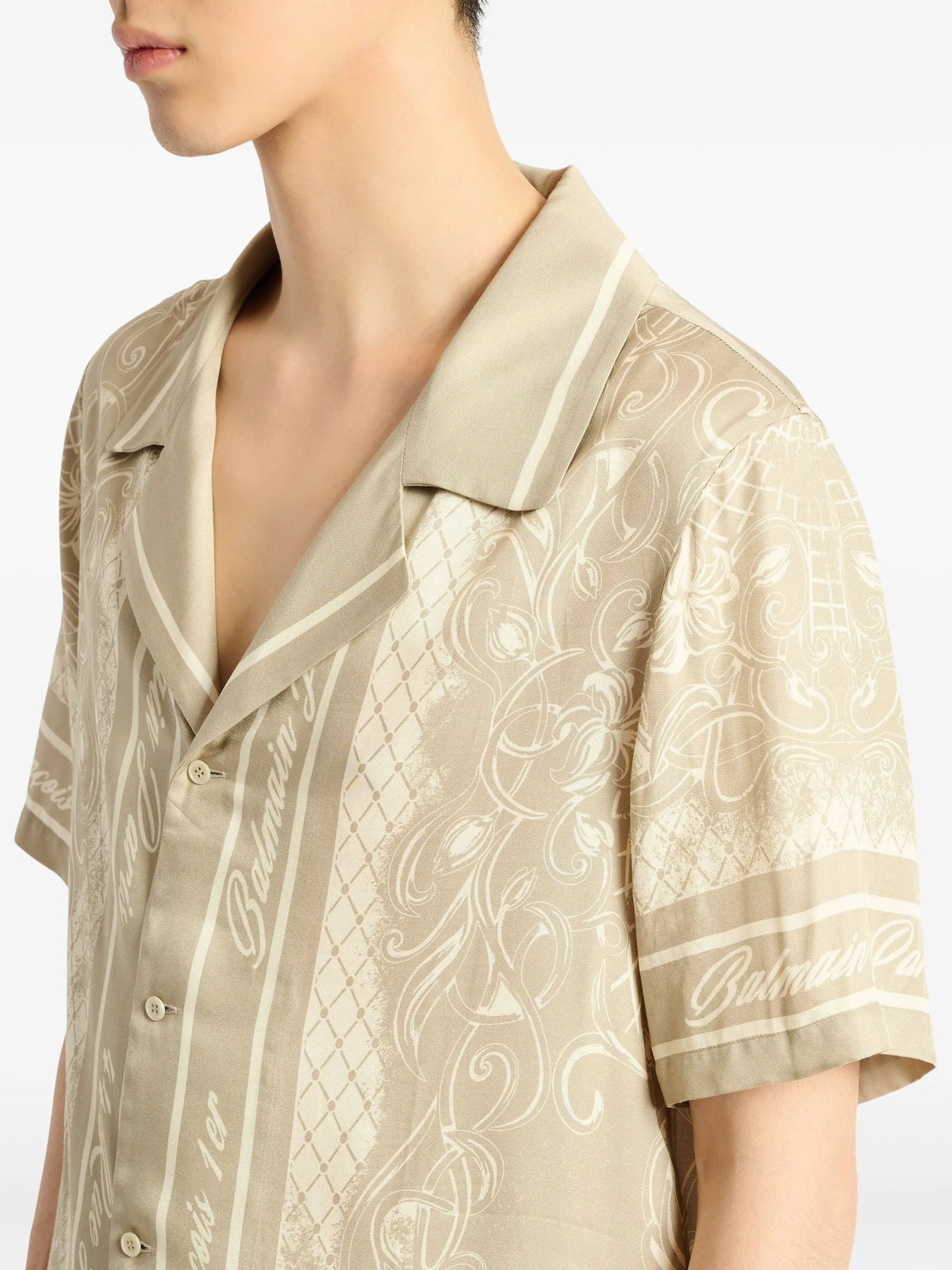printed Foulard pyjama shirt