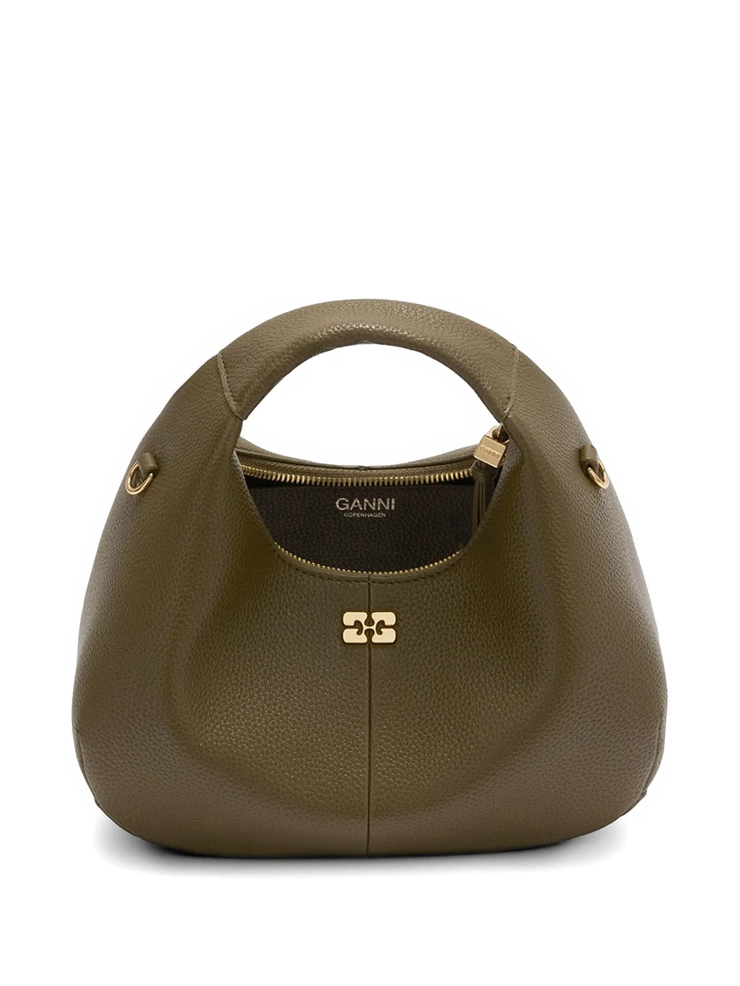 mini logo-plaque tote bag