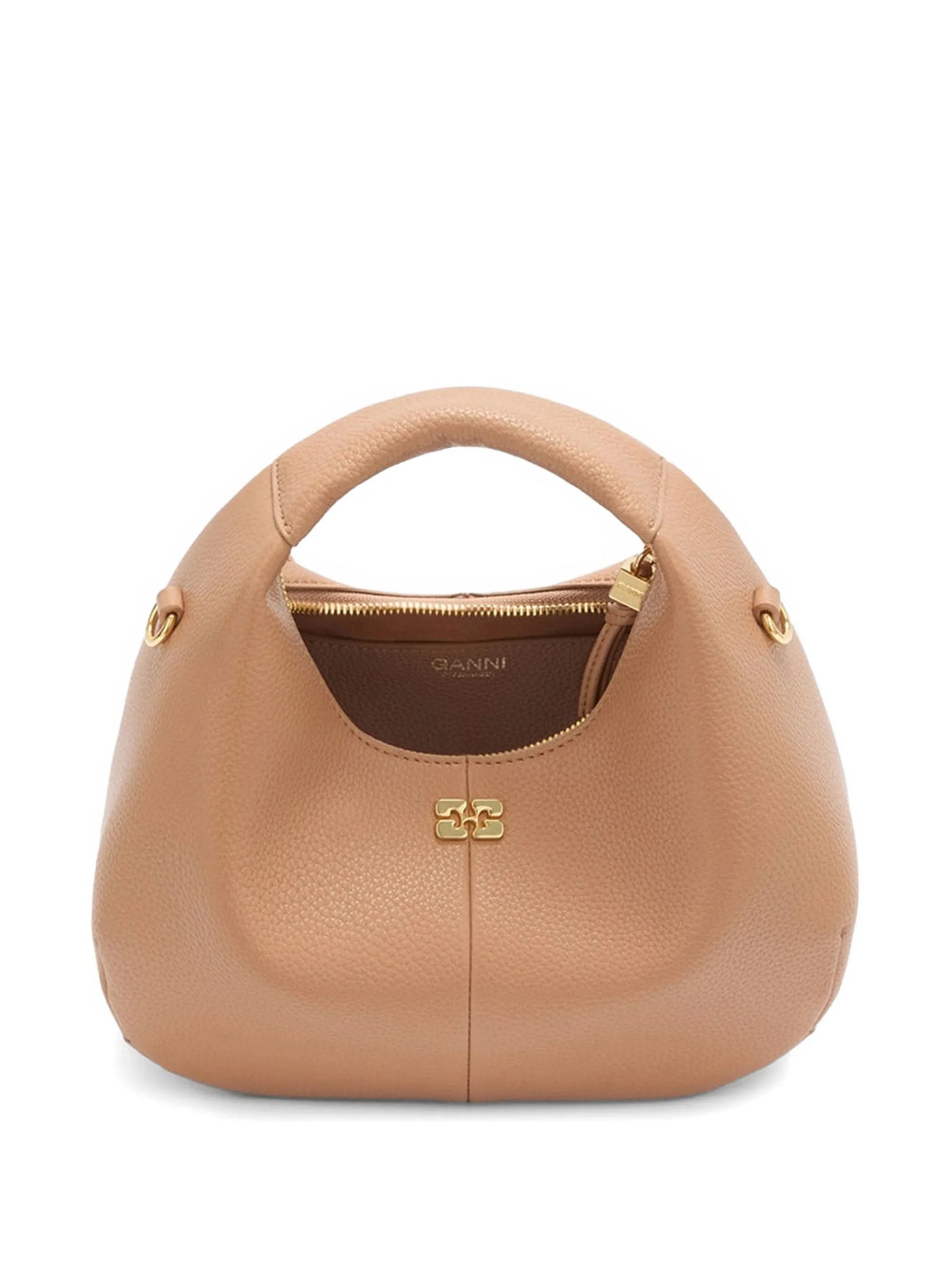 mini logo-plaque tote bag