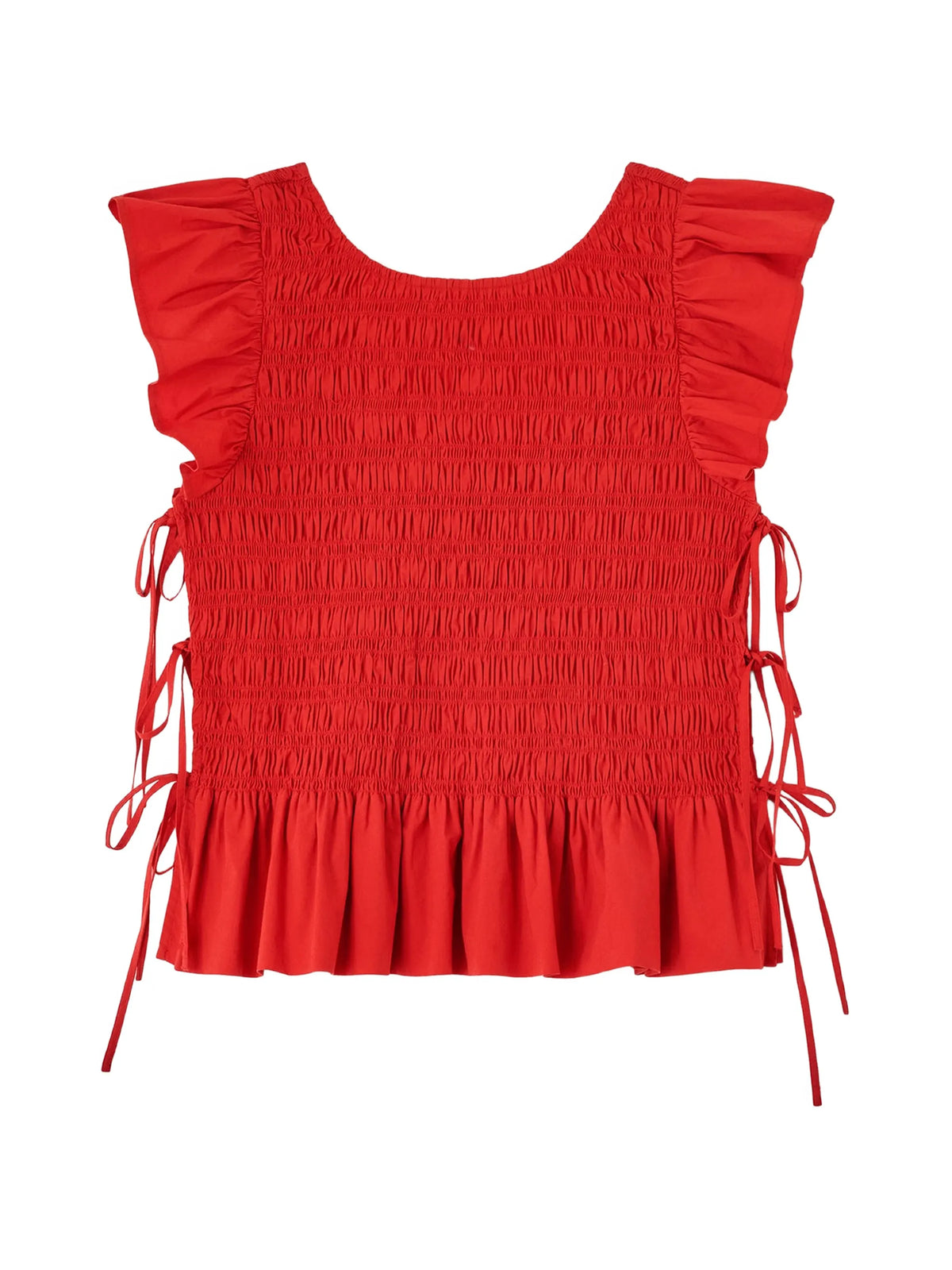 top in smocked cotton