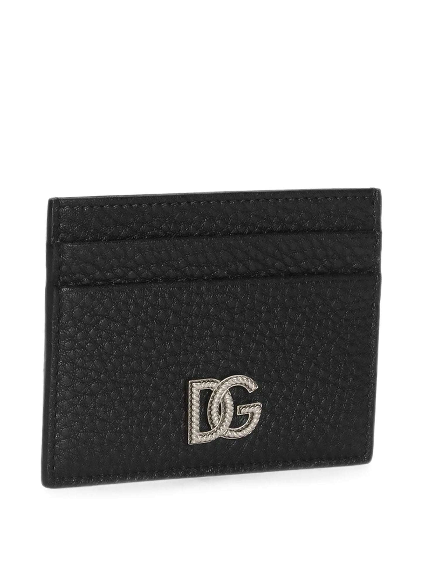 calfskin card holder with logo