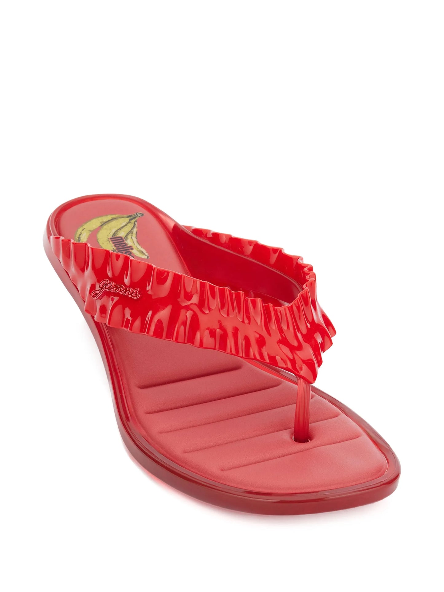 x Melissa logo-print heeled sandals
