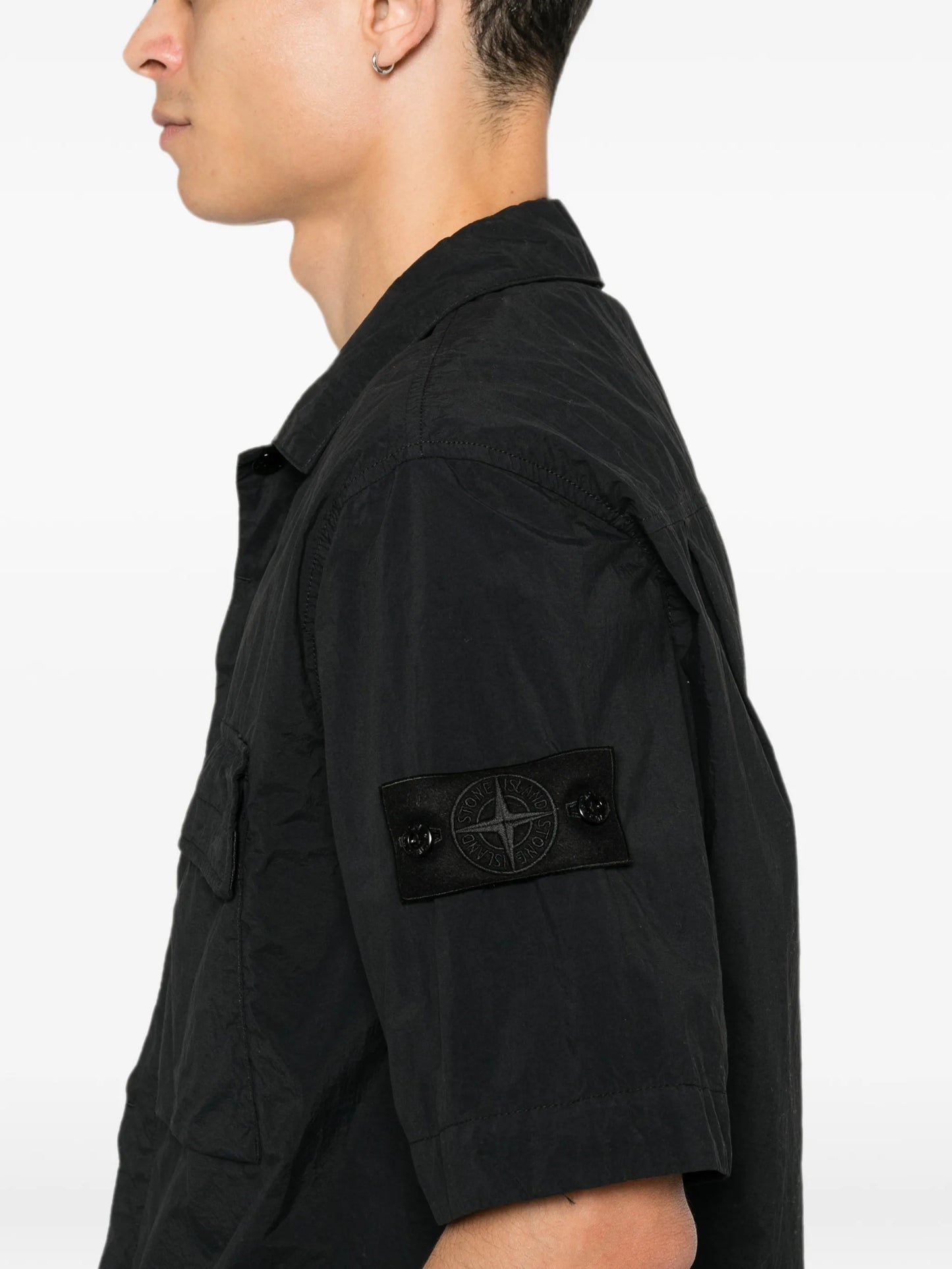 logo-patch short-sleeve shirt