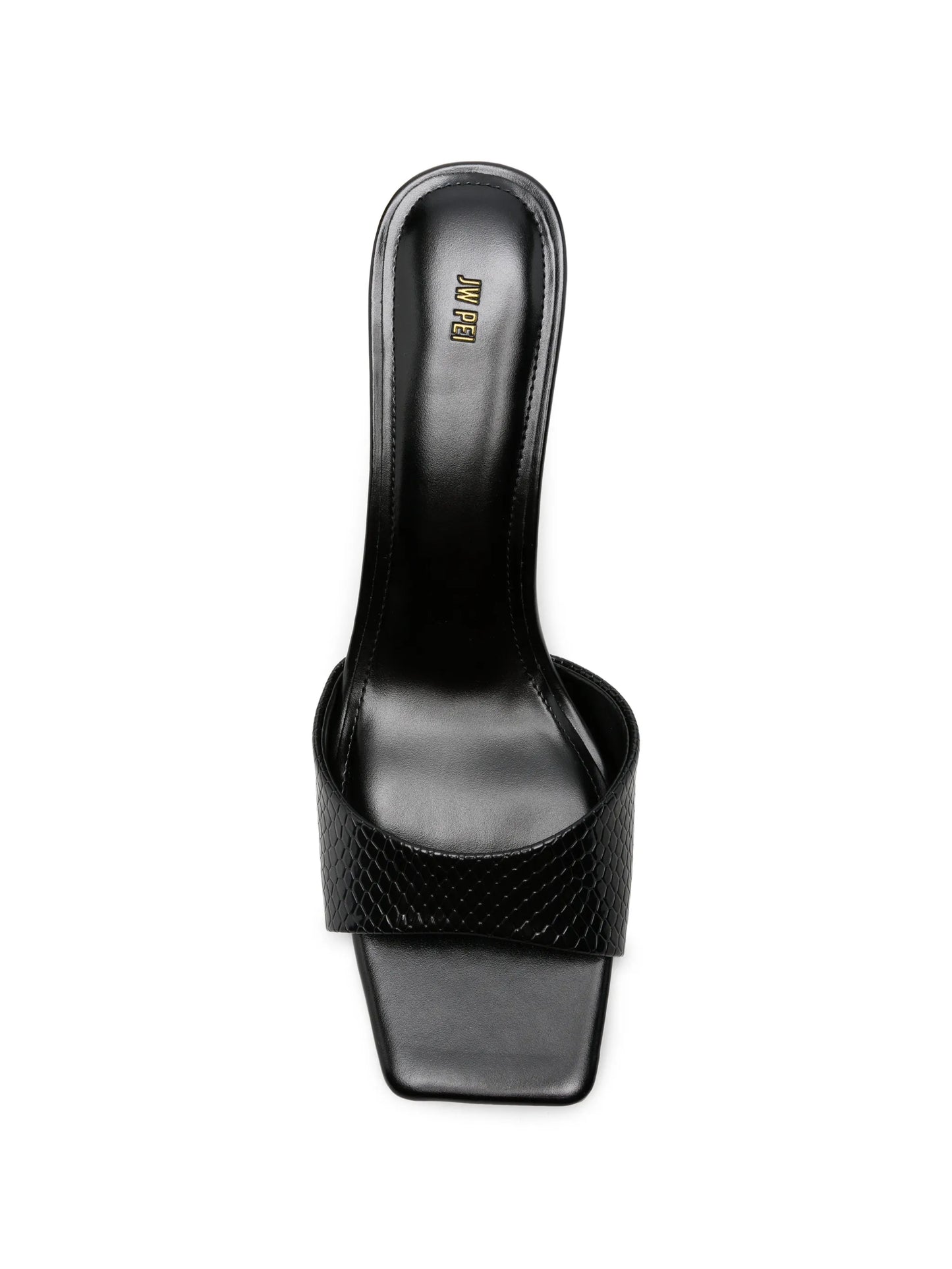 Hannah snakeskin-effect sandals