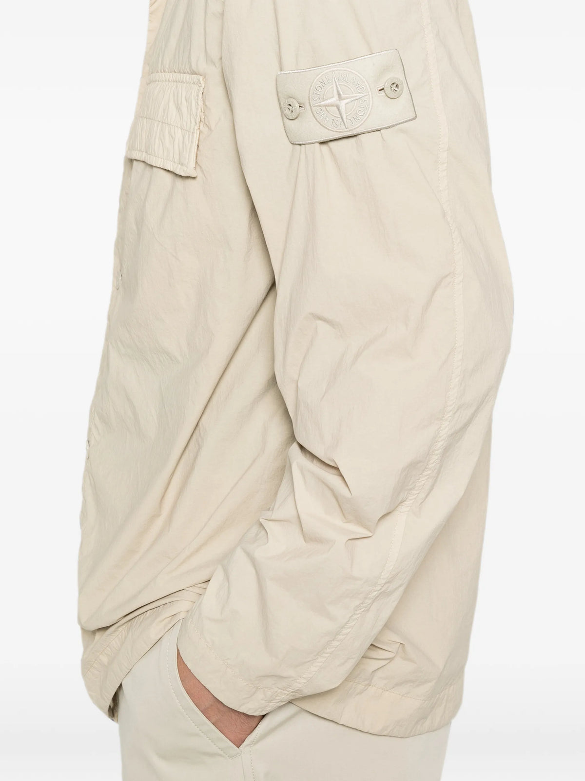 1200044 nylon smerigliato ghost overshirt