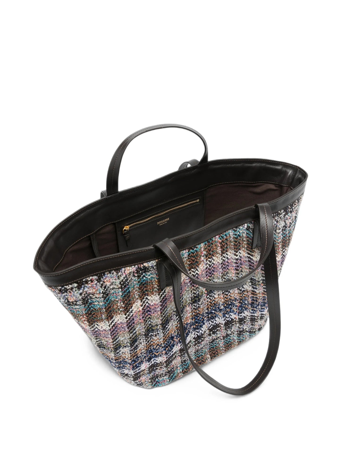 medium Caperdoni Wave trapezoid tote bag