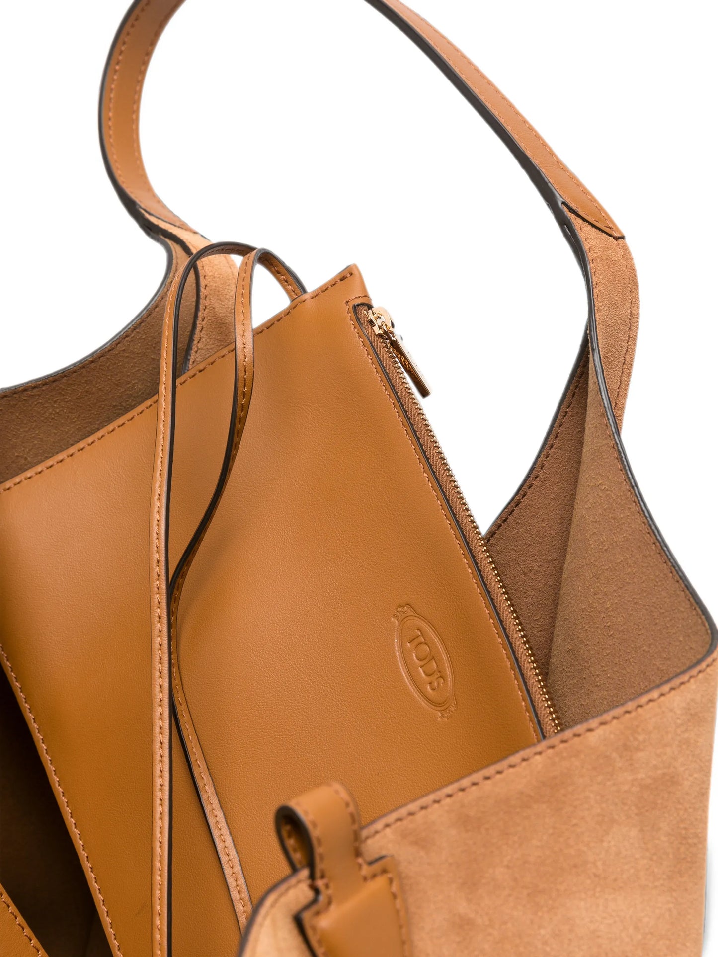 T Timeless shopping bag in suede medium