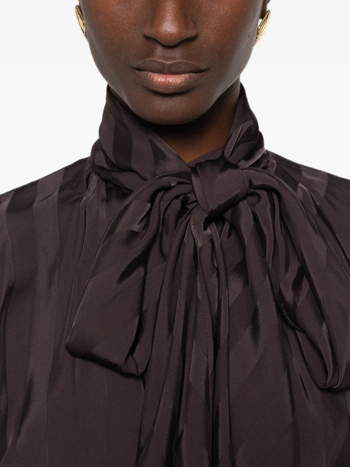 oversized kimono shirt - chocolate