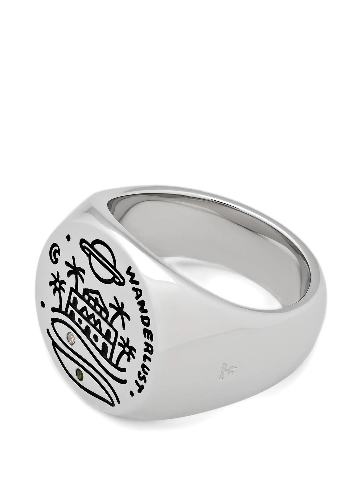 Wanderlust signet ring
