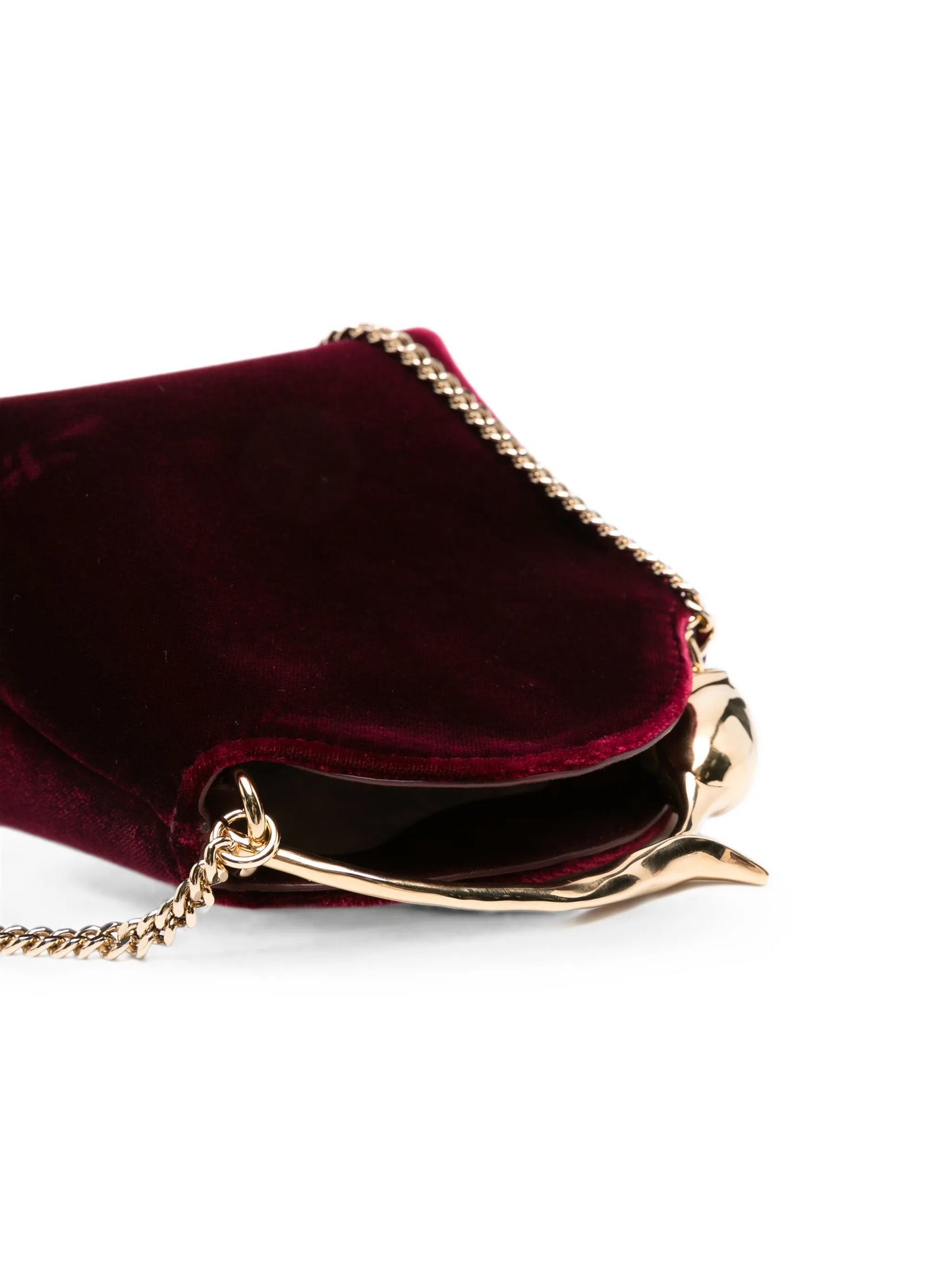 micro Bloom velvet tote bag