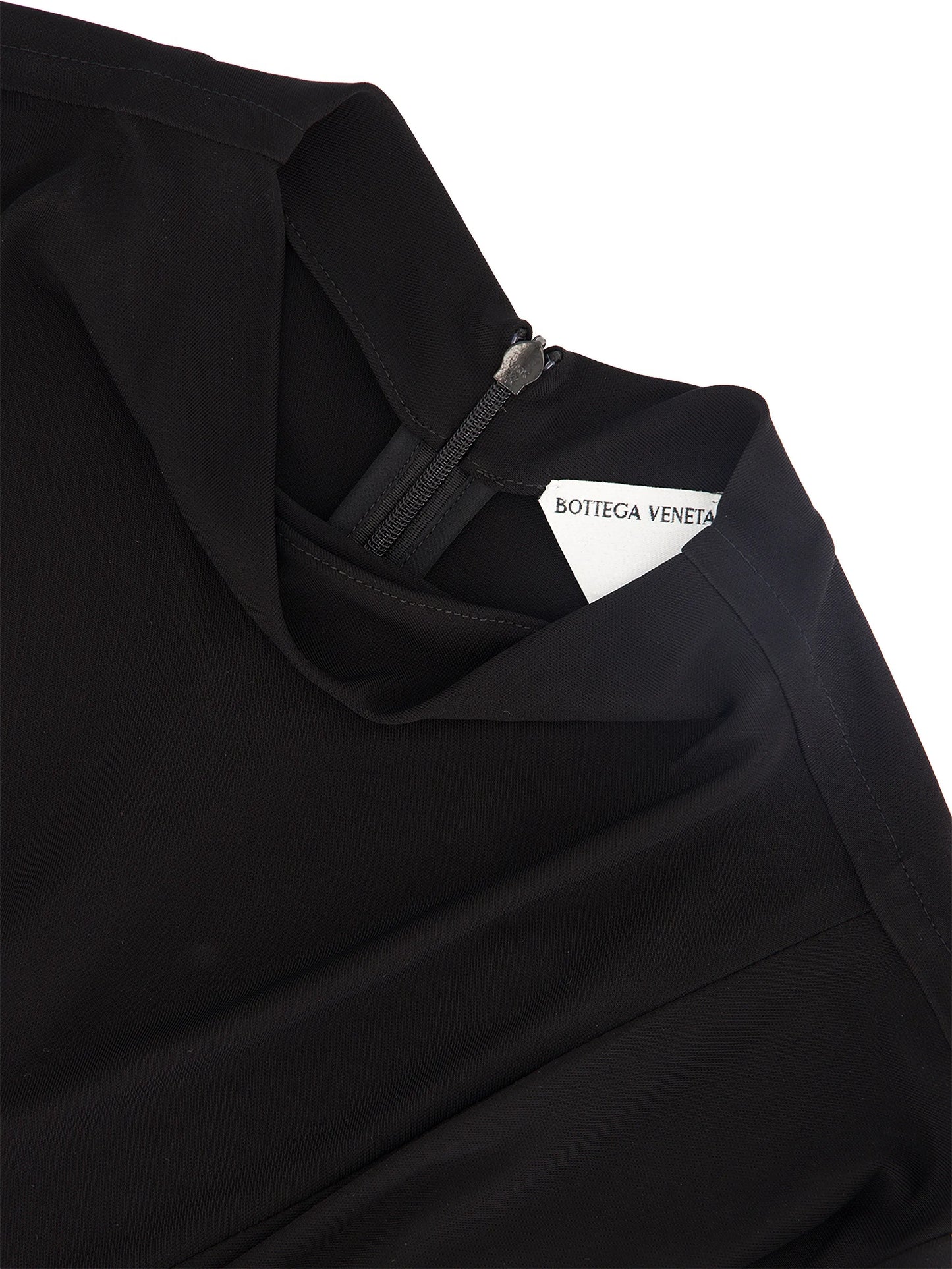 ruched long-sleeve top