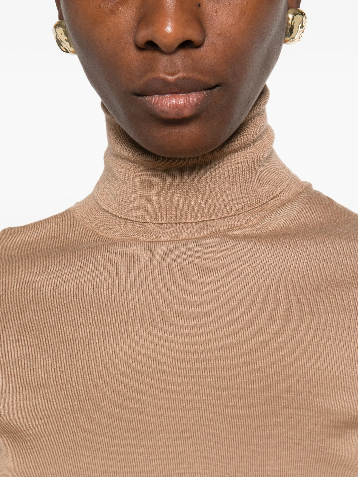 roll-neck sweater