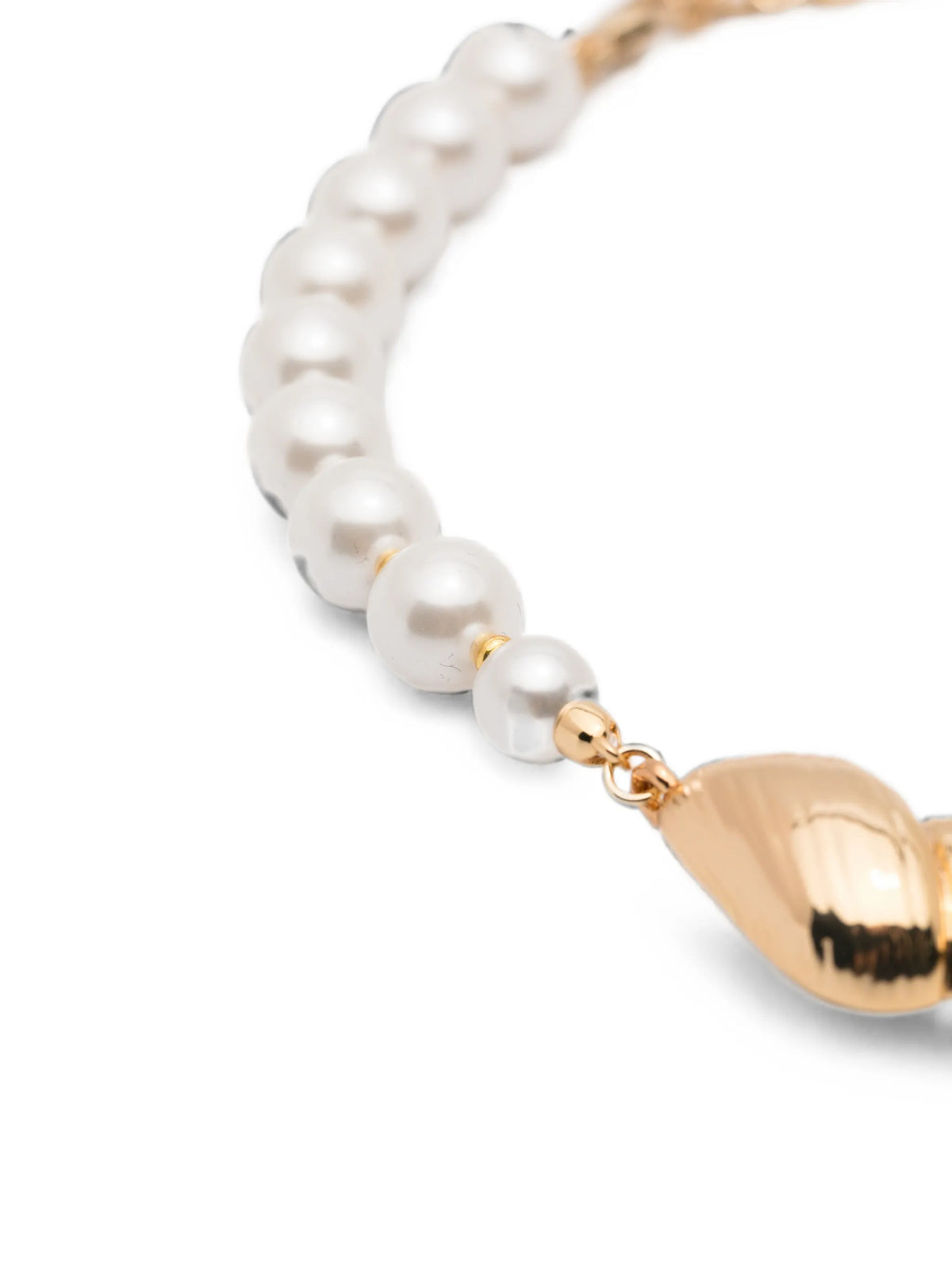 shell and pearl necklace
