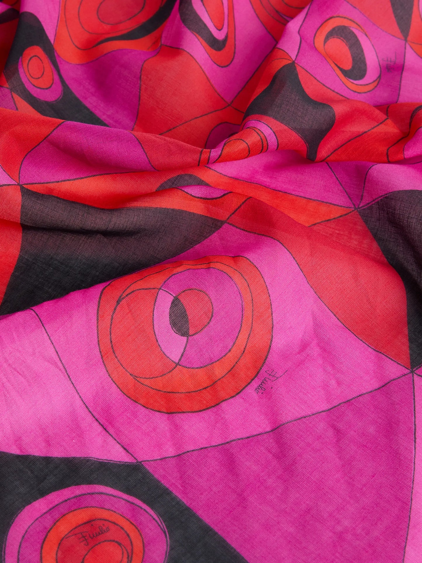 cotton sarong with mixed-prints