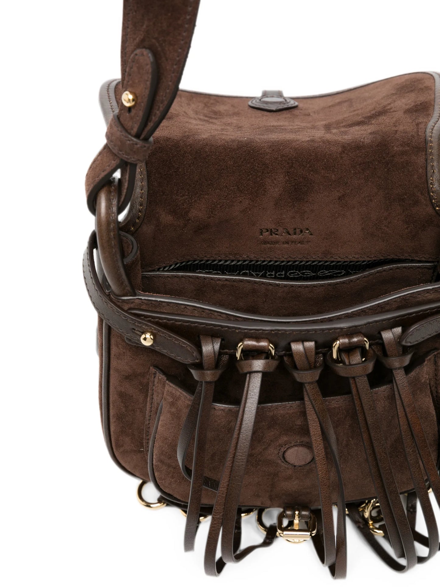 prada Corsaire suede mini shoulder bag