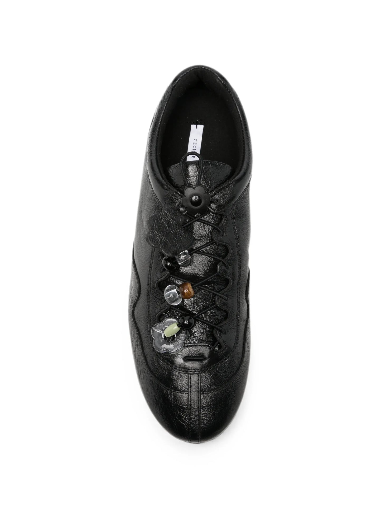 Blaise beaded leather sneakers