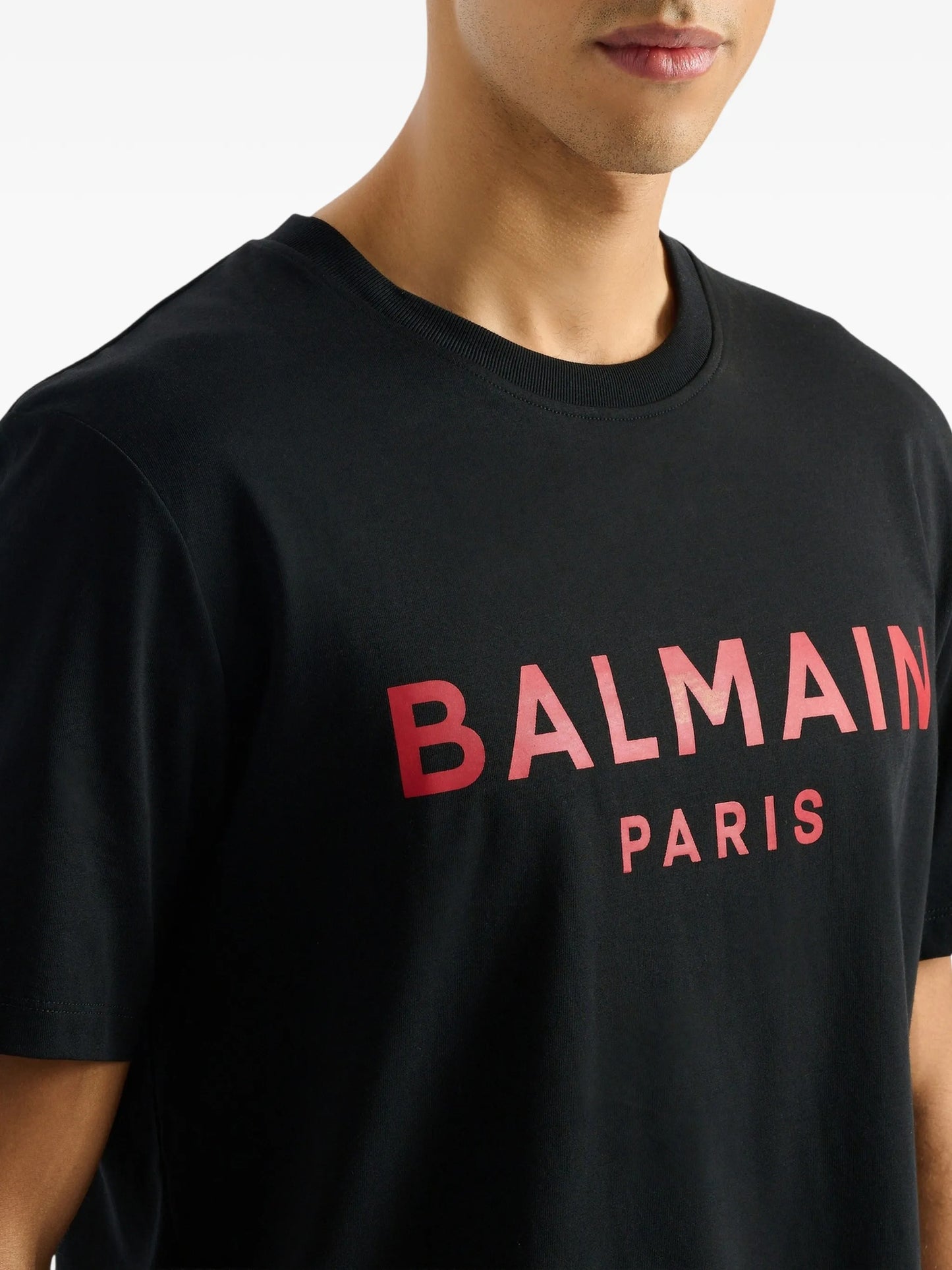 T-shirt with Balmain Paris print