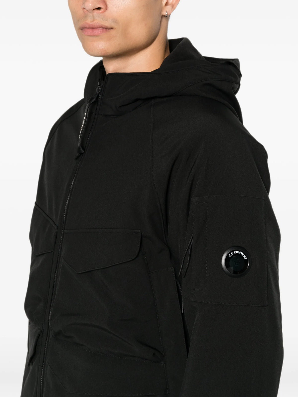 C.P. Shell-R padded hooded lens jacket