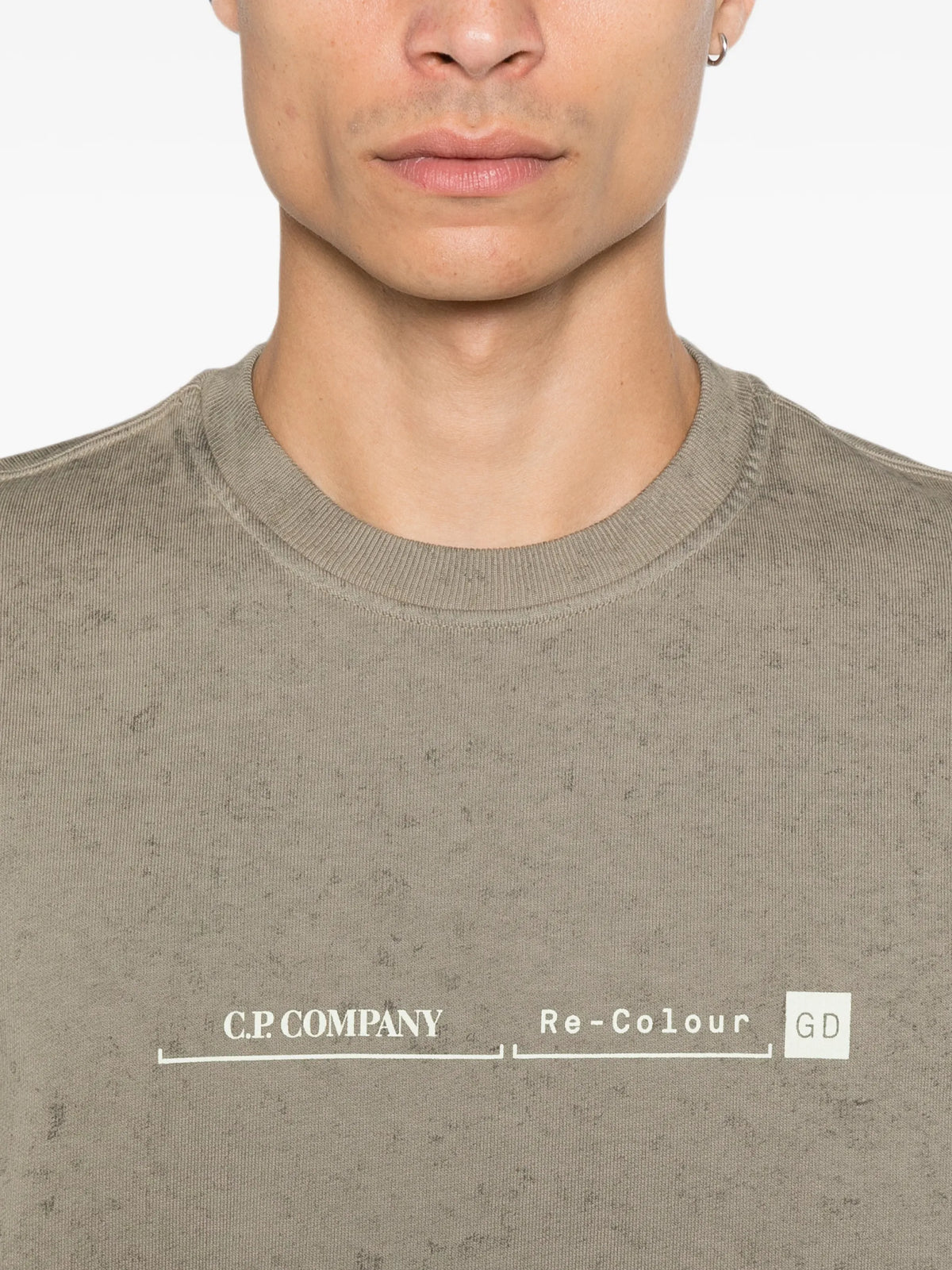 cotton fleece Re-Colour crewneck sweatshirt