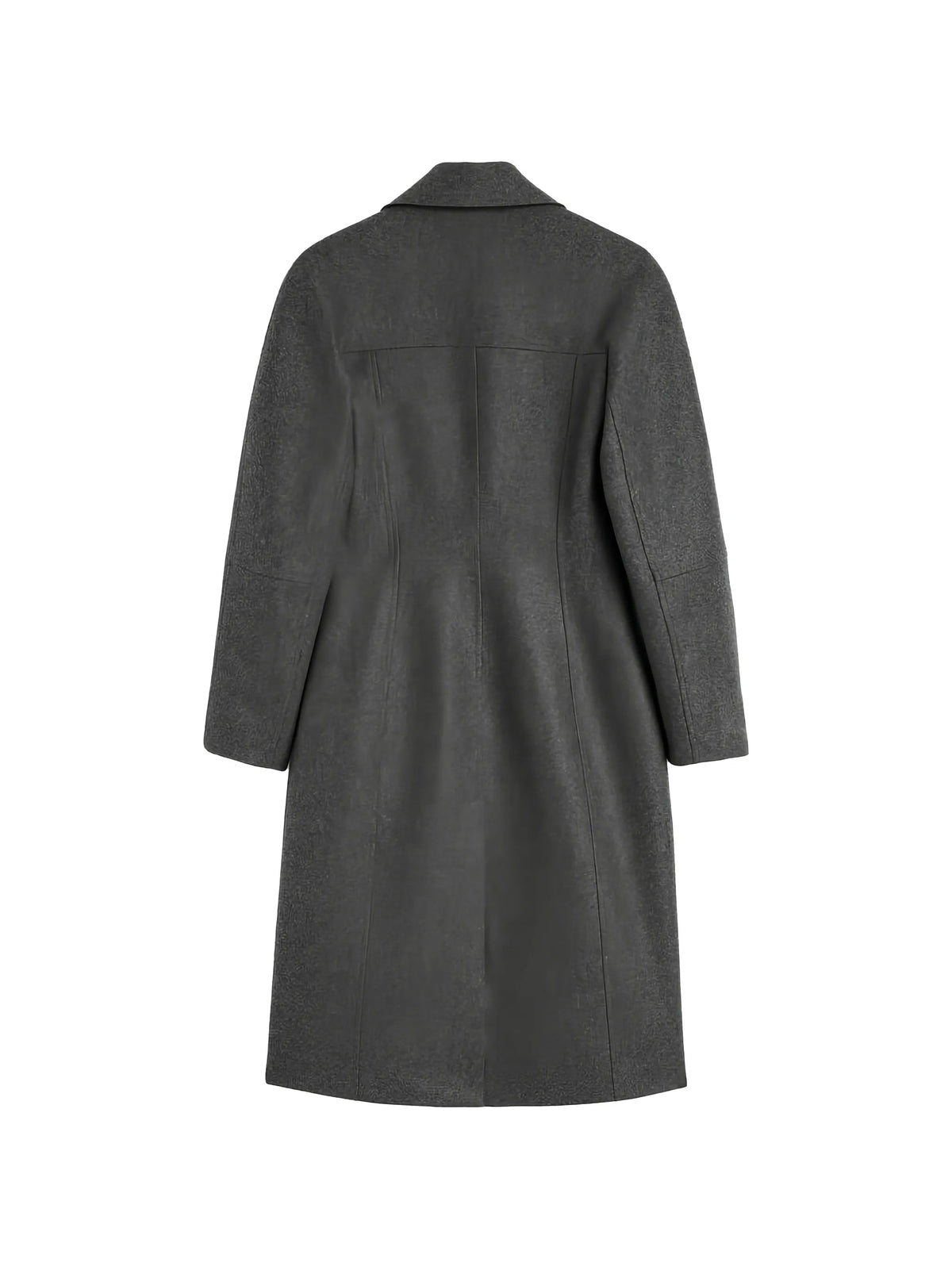 double-breasted wool coat