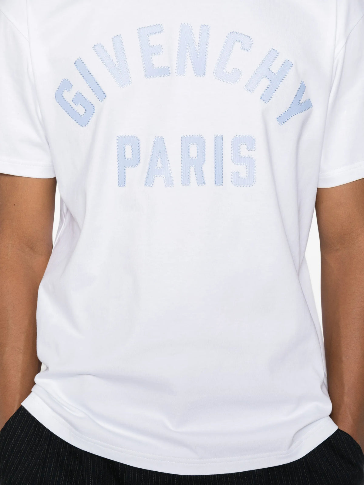 T-shirt in cotton with Givenchy Paris embroidery