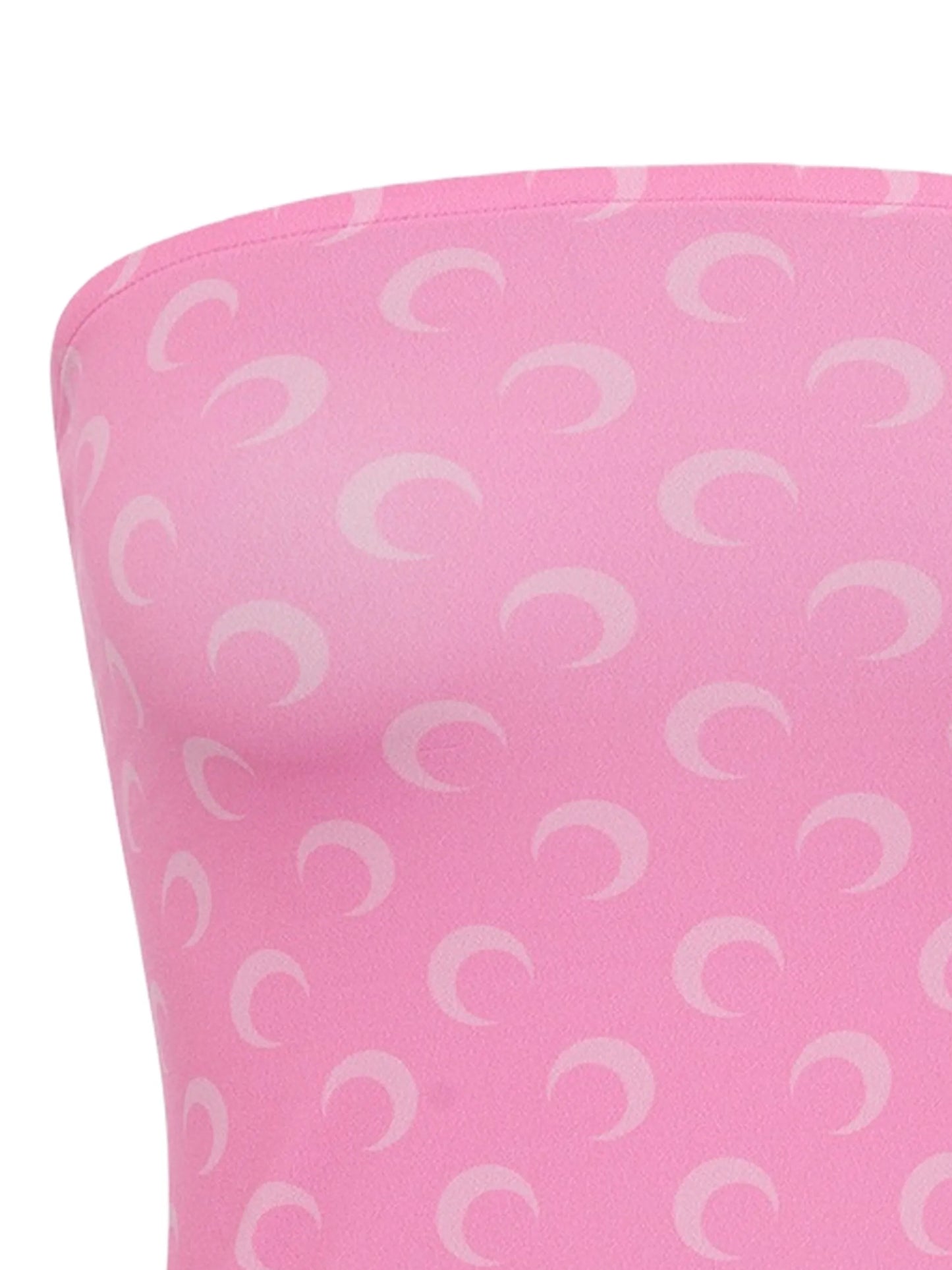 Moon printed jersey tube top