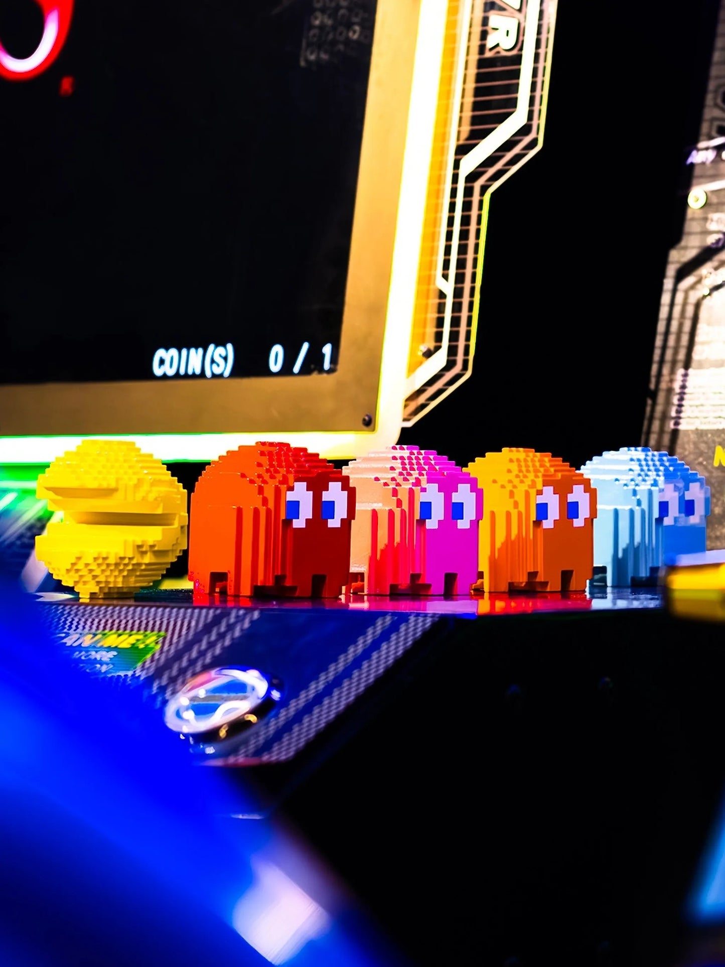 Pac-Man and his Ghosts sculpture set