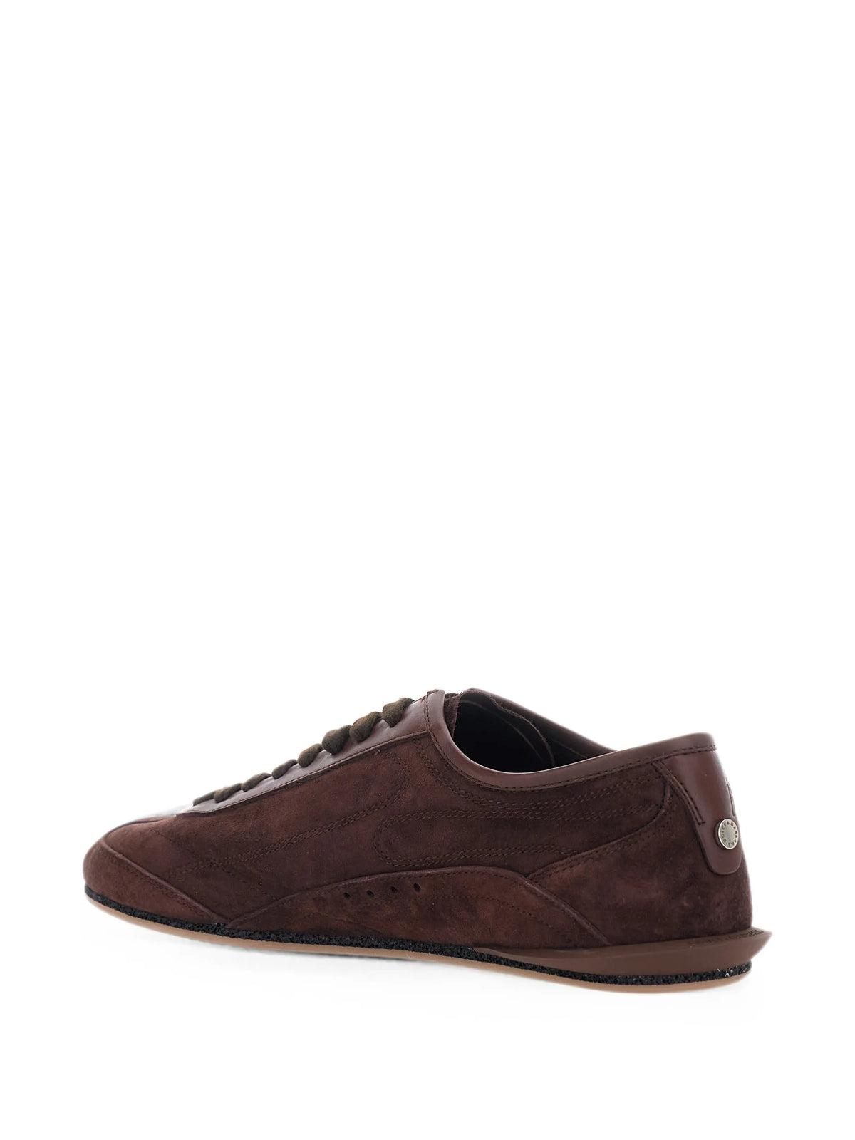 Lipari logo-detail suede sneakers