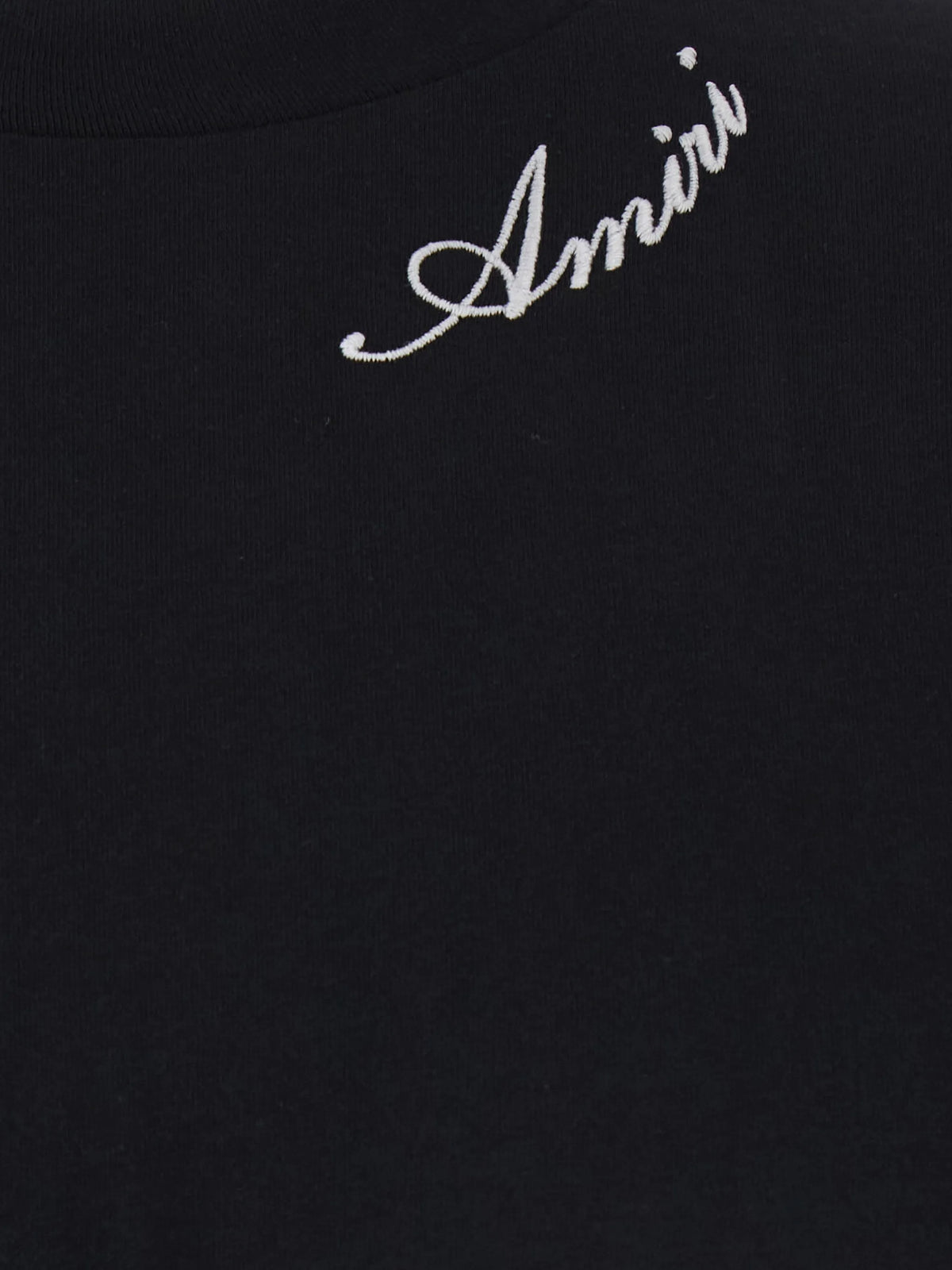 logo-embroidered T-shirt