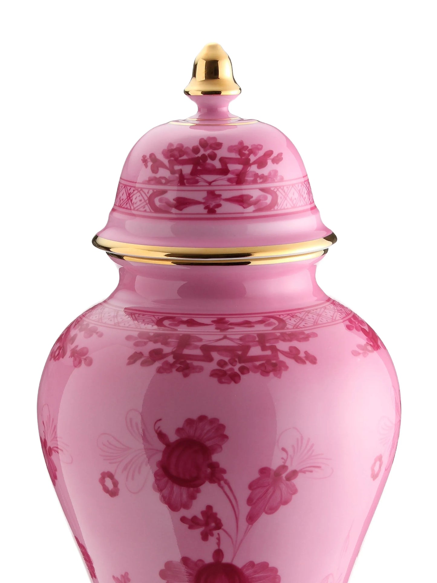 large Oriente Italiano-motif vase (38cm)