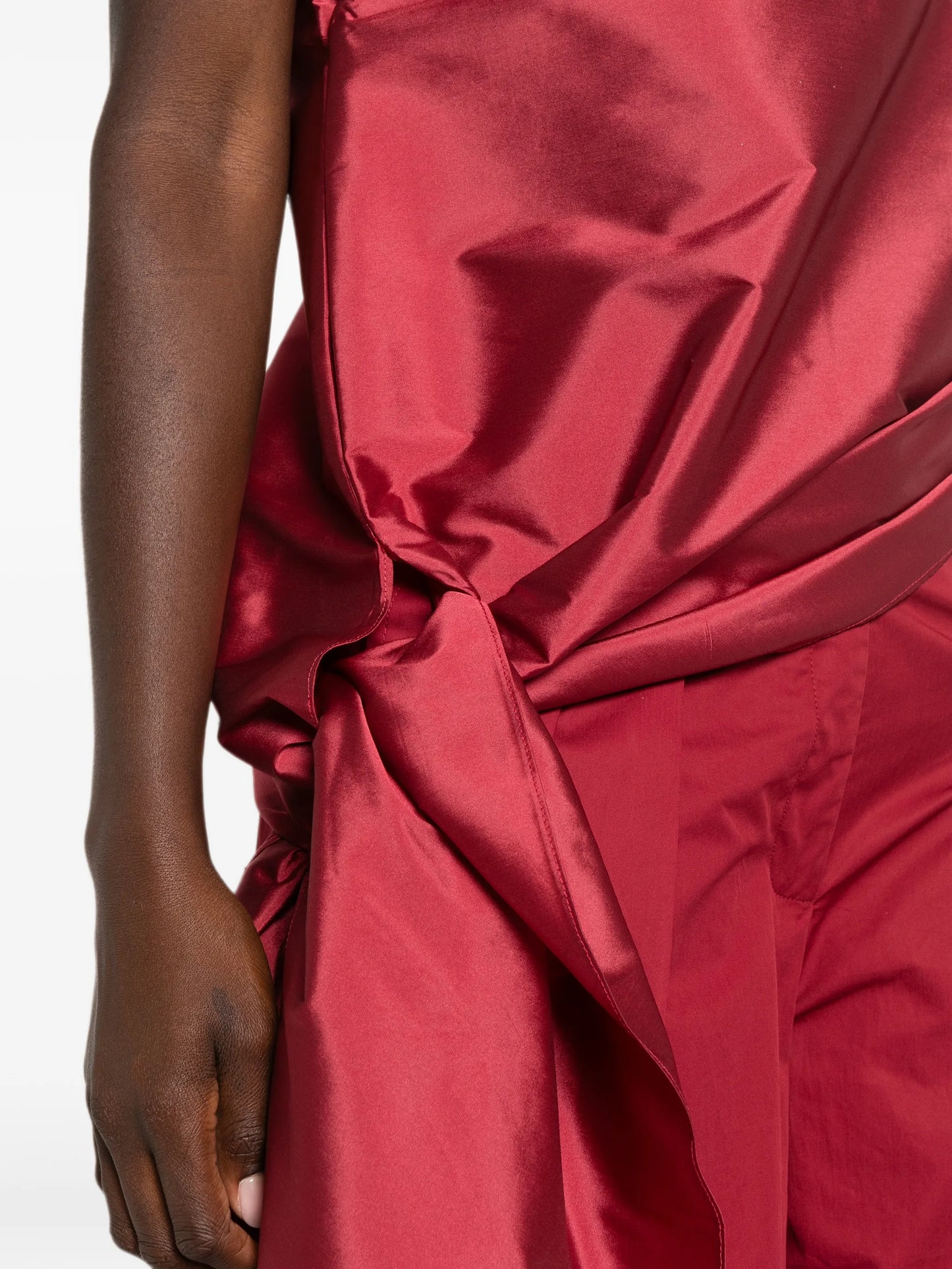 knot-detail sleeveless top