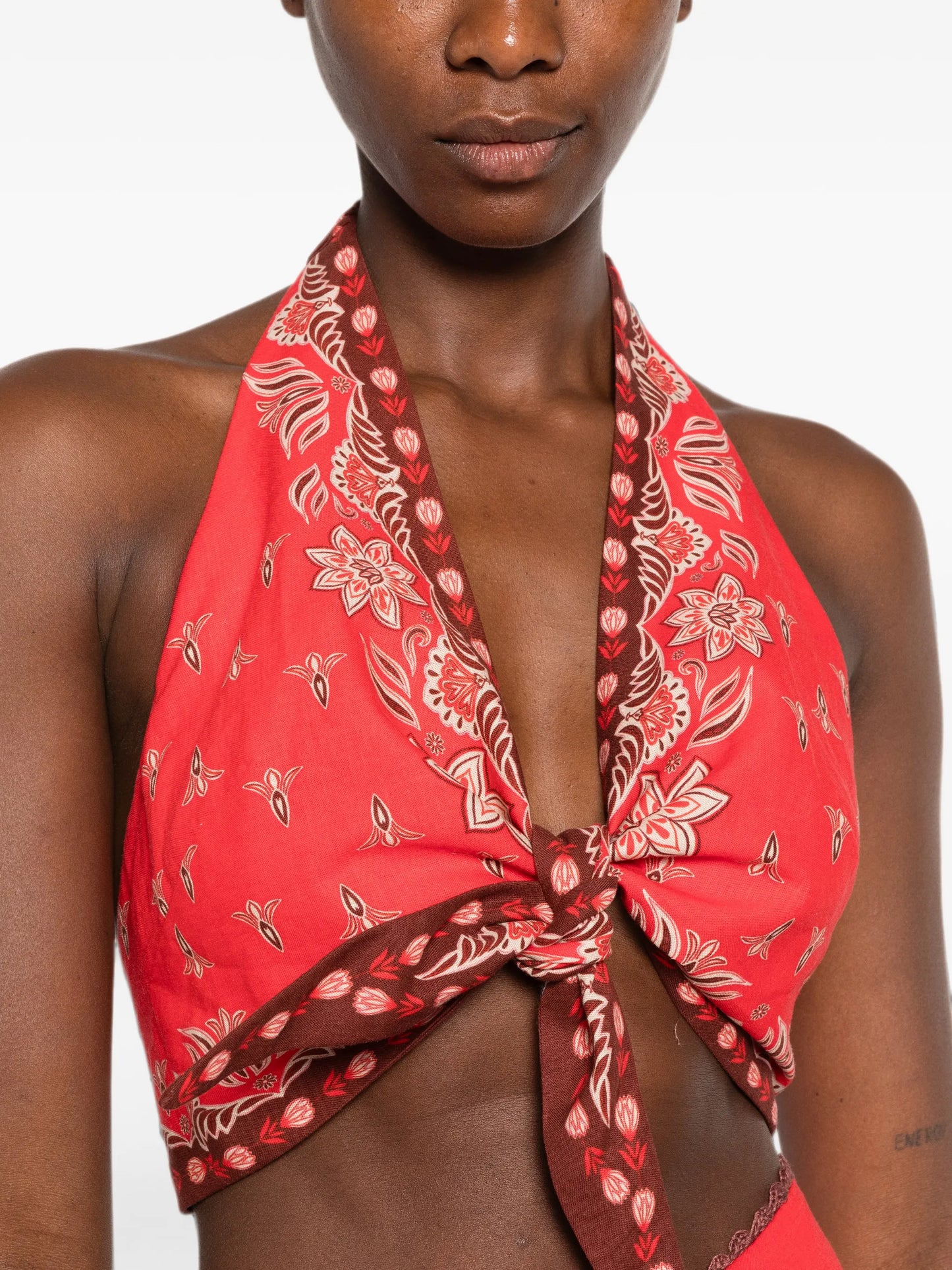 Ainika floral-print blouse