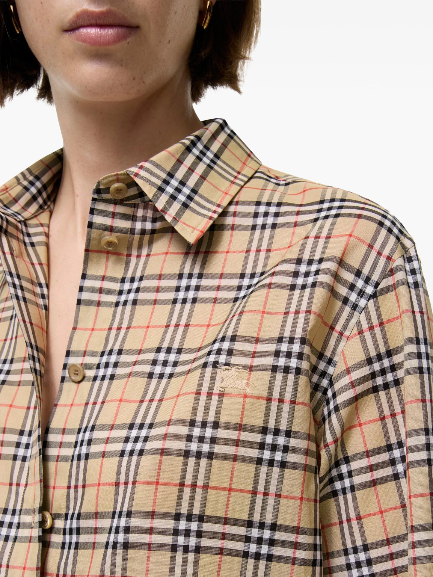 classic-fit Check cotton shirt