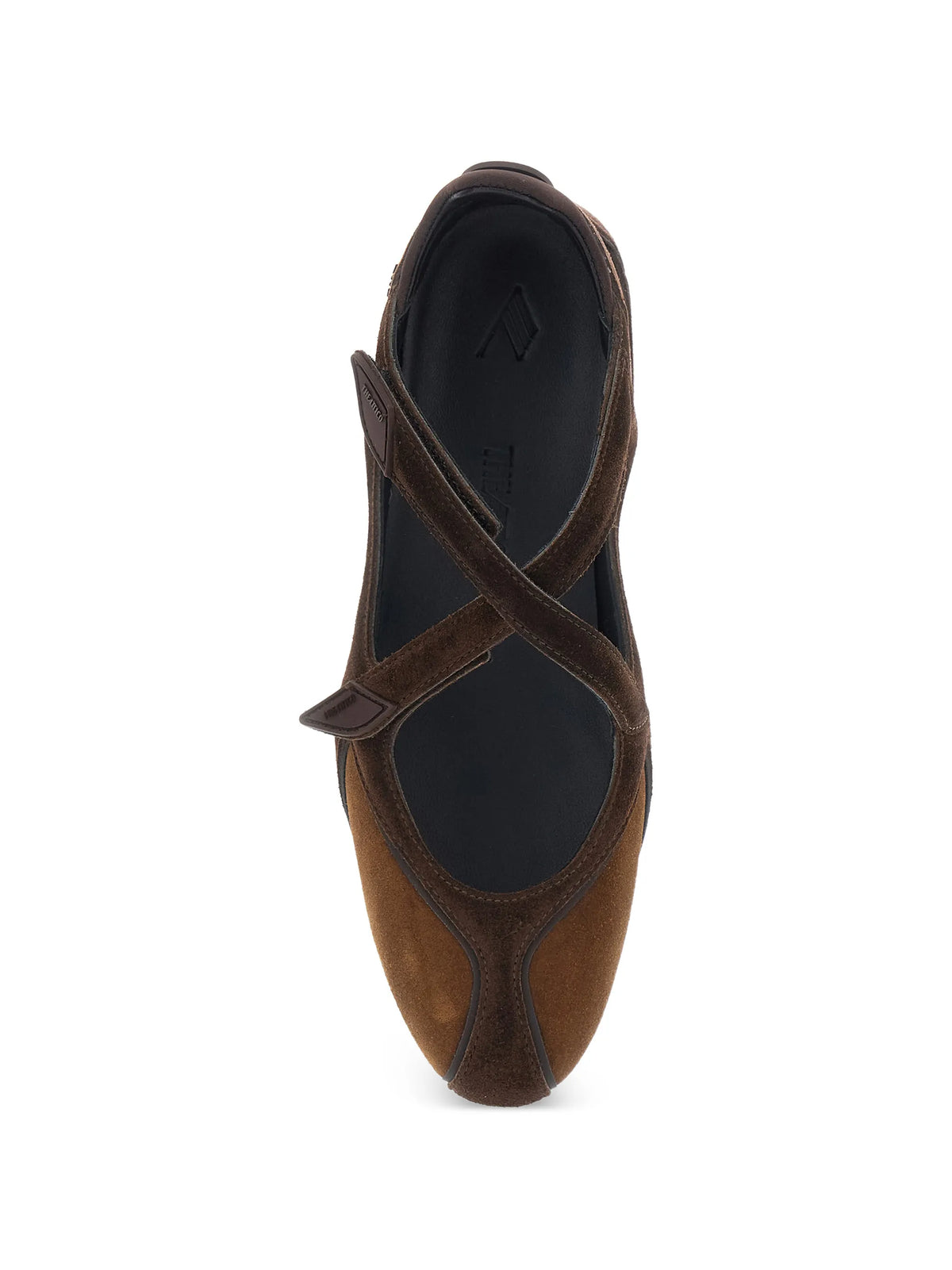 ''Floor 01'' brown ballerina flats