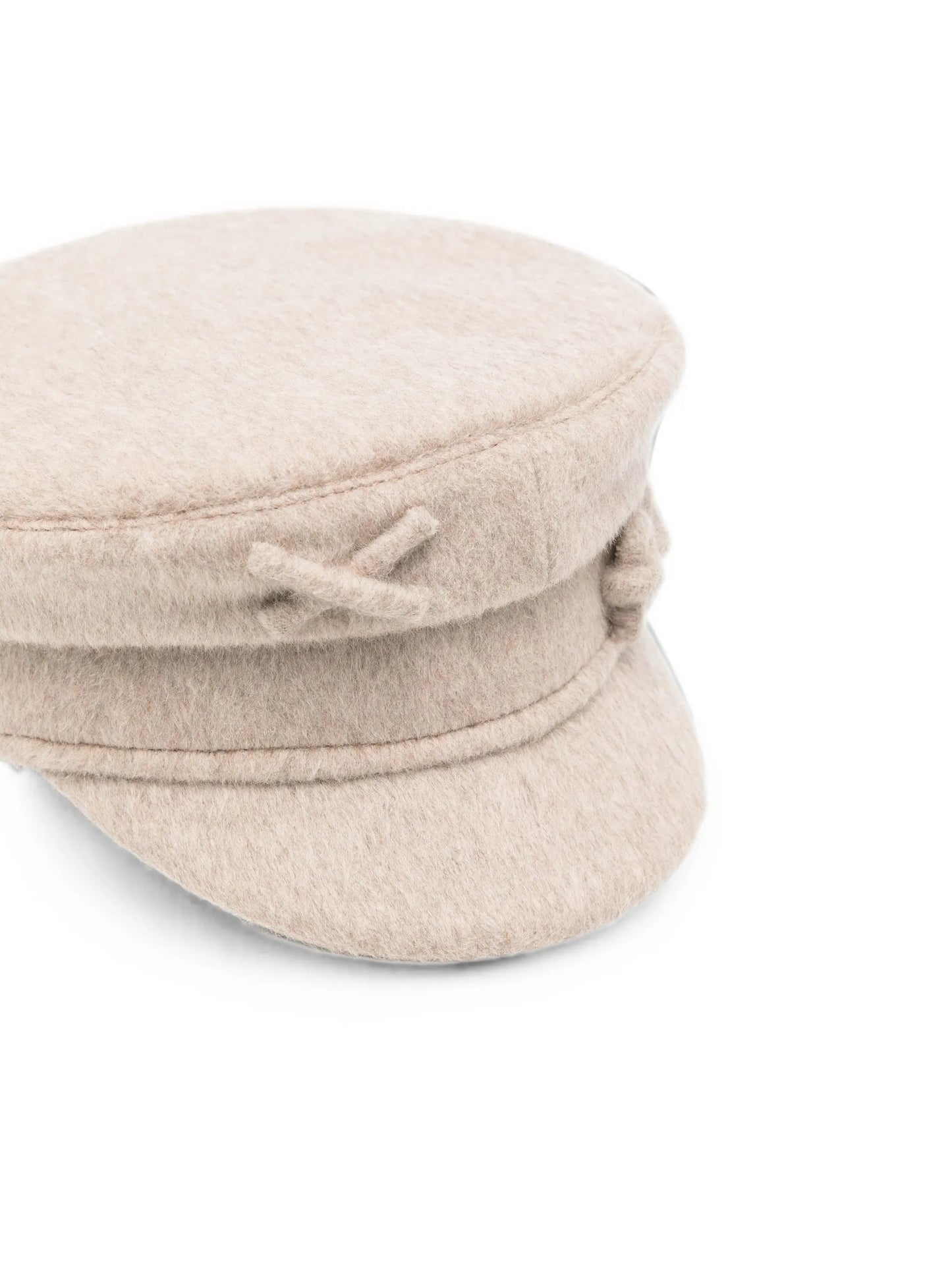 logo-embroidered baker boy hat
