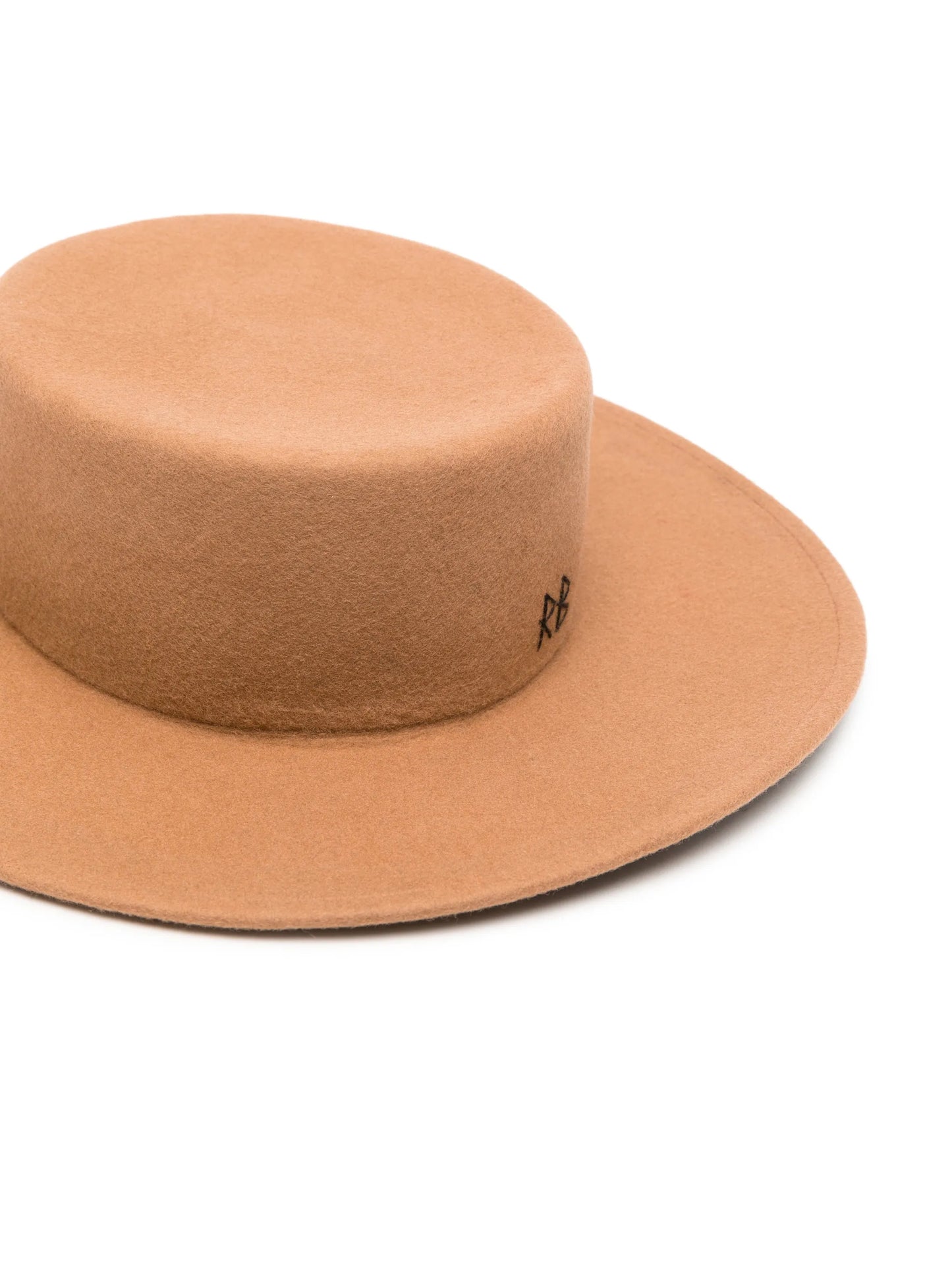 wool felt Canotier hat
