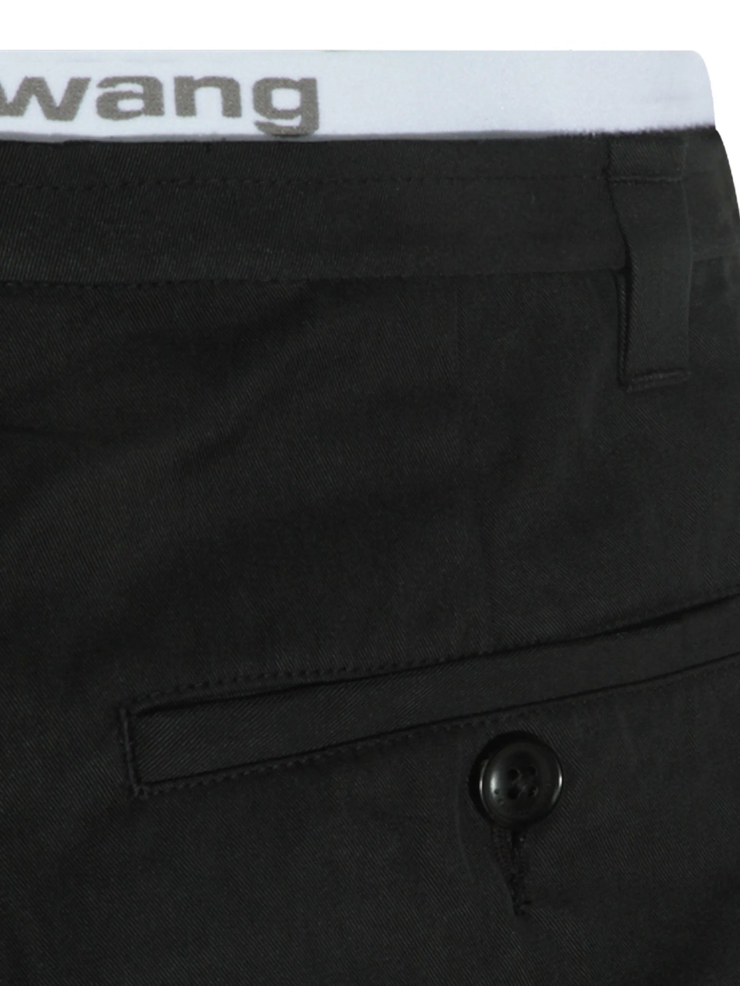 logo-waistband pleated shorts