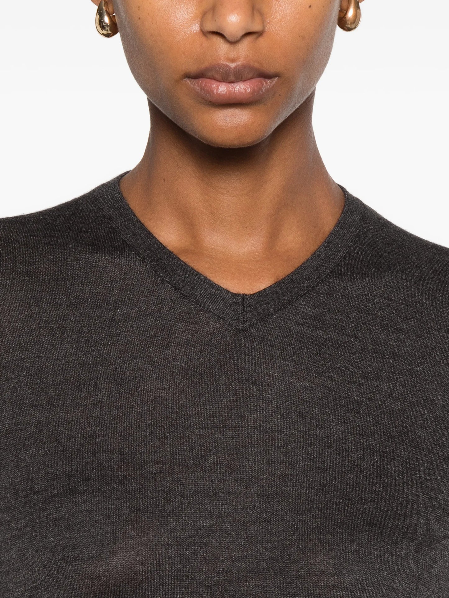 Ondre V-neck long-sleeve sweater