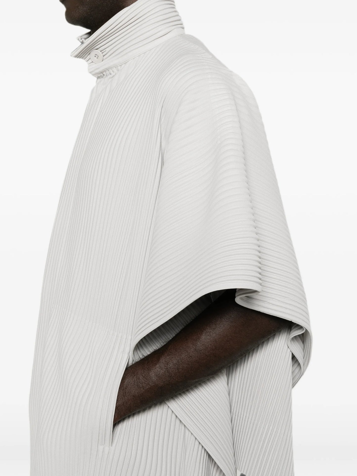Motion Blur pleated jacket