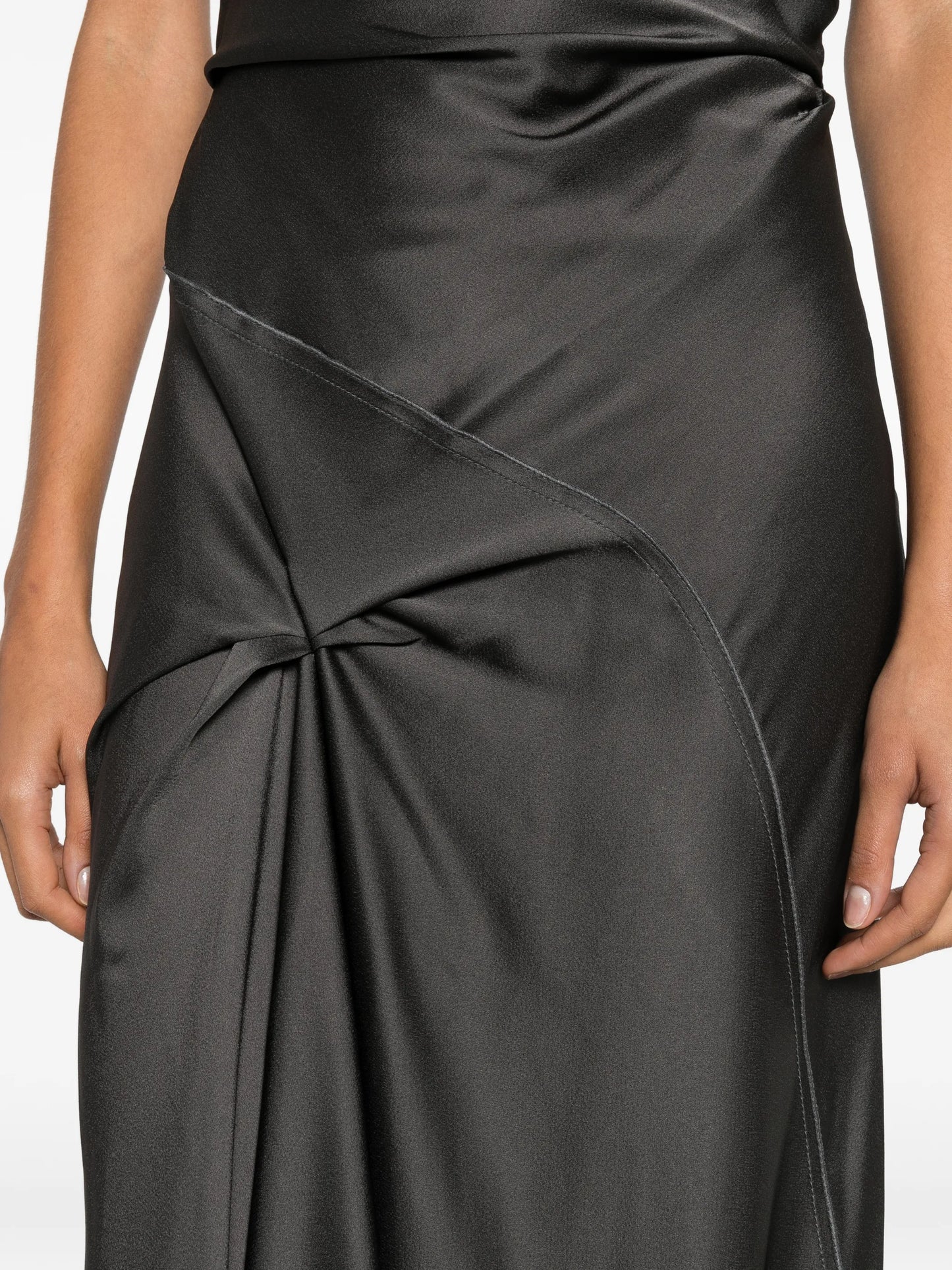 Posy cowl-neck maxi dress